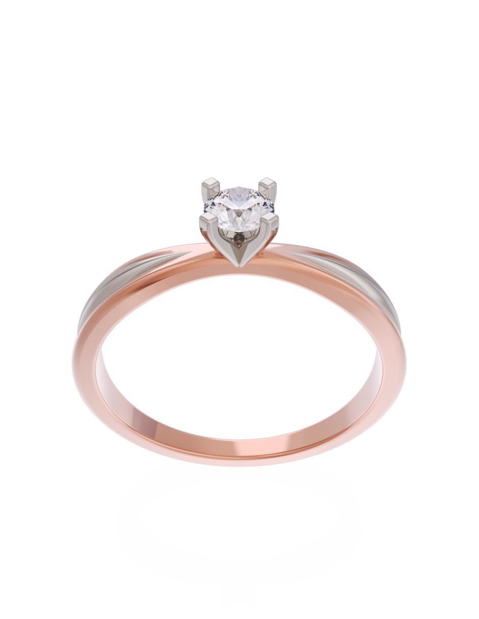 Anillo de compromiso 10 k Eternidad 2