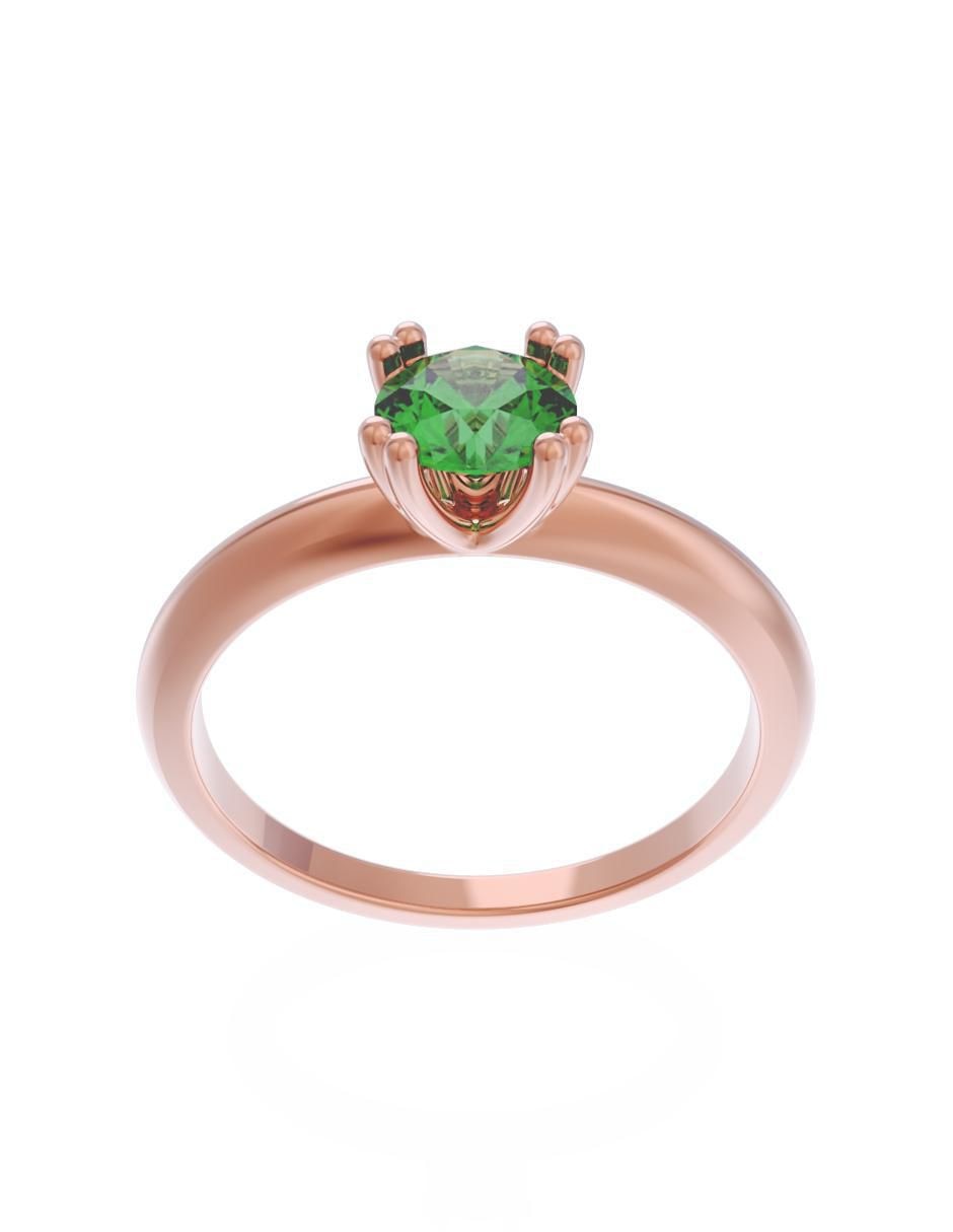 Anillo de compromiso 10 k Eternidad 2
