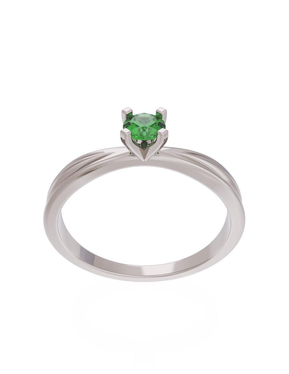 Anillo de compromiso 10 k Eternidad 2