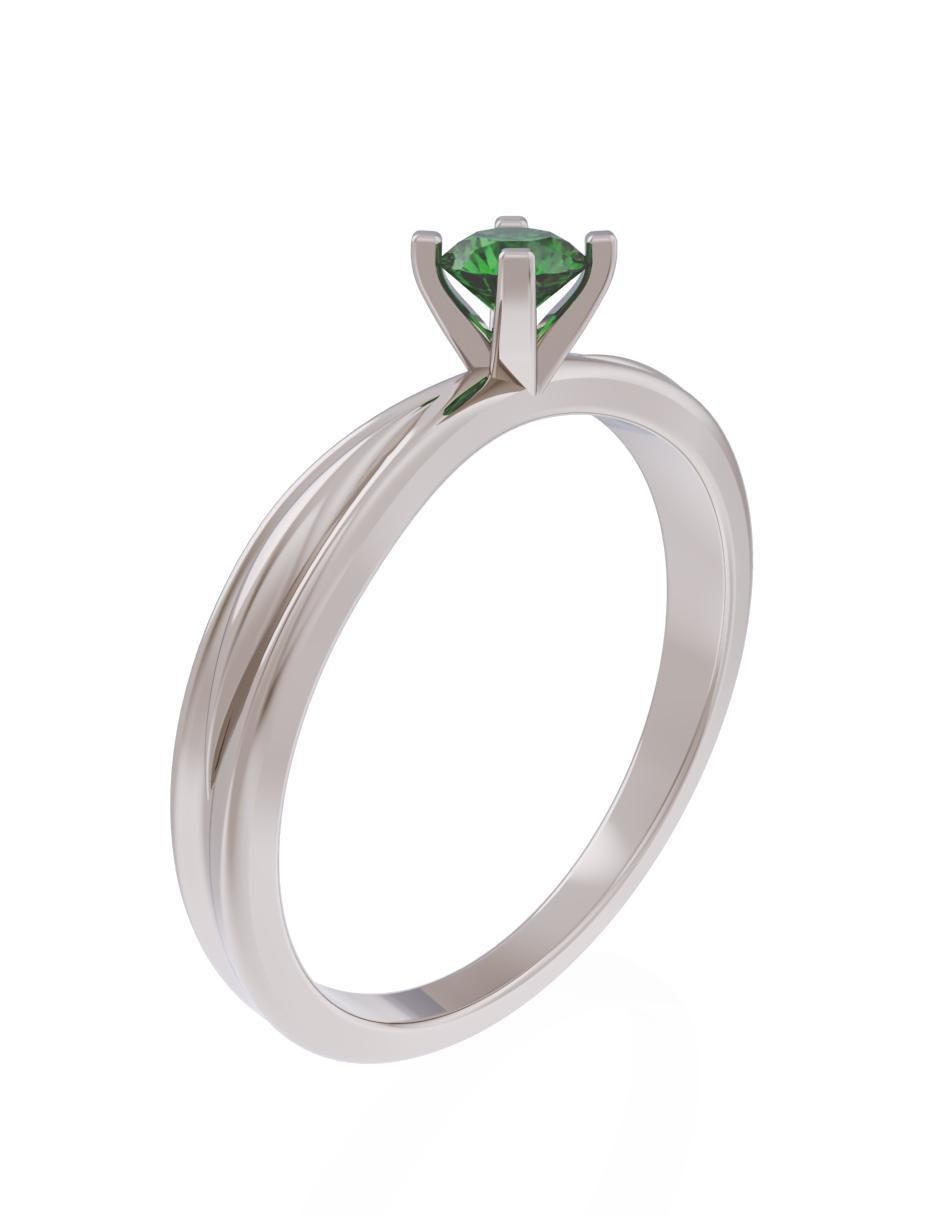 Anillo de compromiso 10 k Eternidad 3
