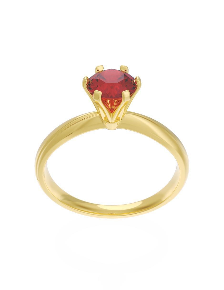 Anillo de compromiso 10 k Eternidad 2