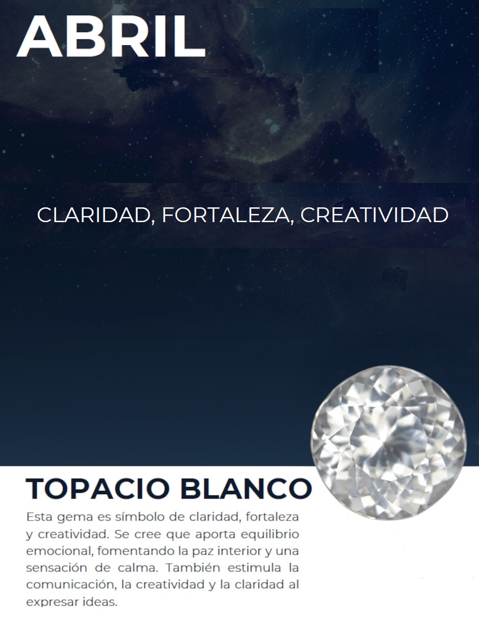 Collar con dije circular de oro blanco 14 K 4