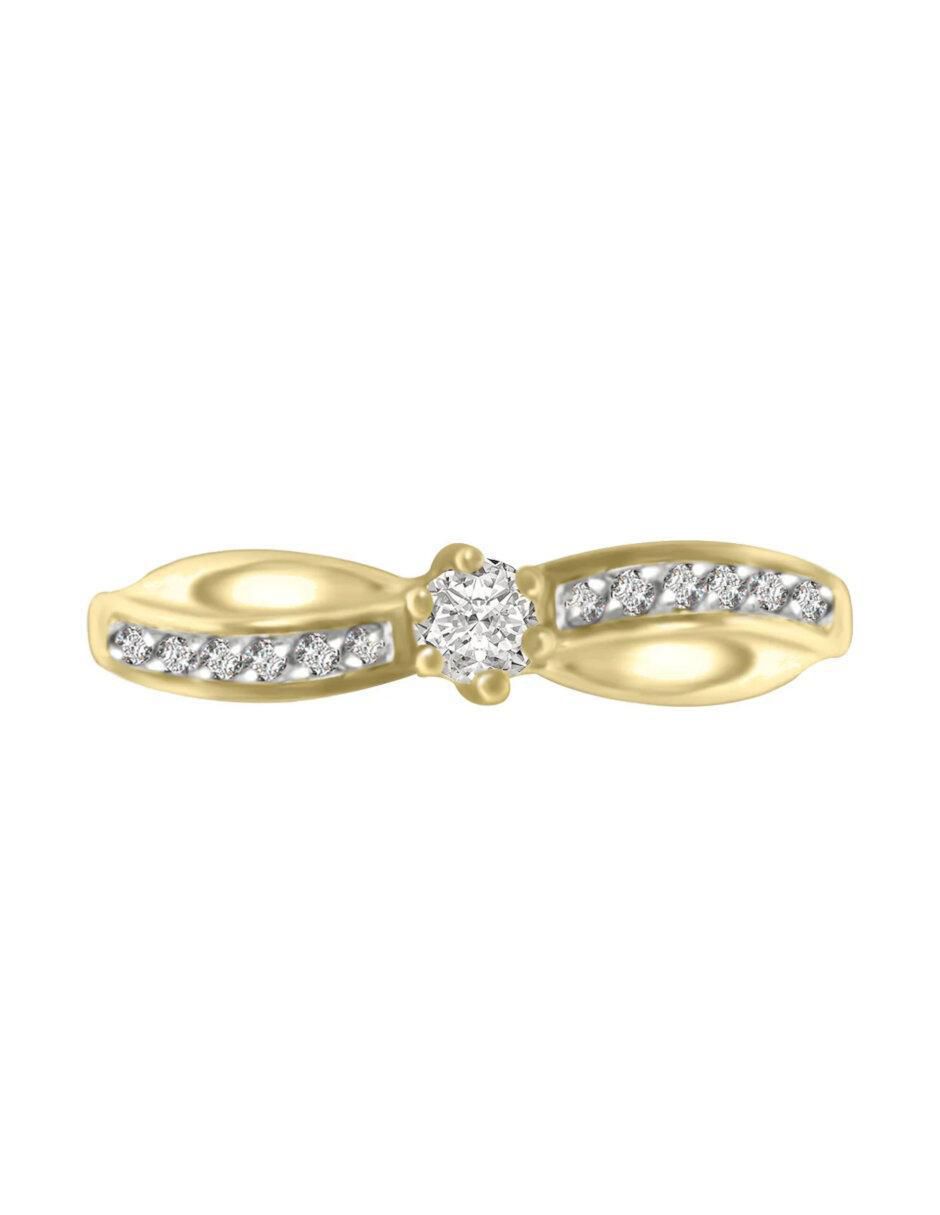 Anillo de compromiso 14 k Keira diamante Anillo de compromiso 14 k Keira diamante