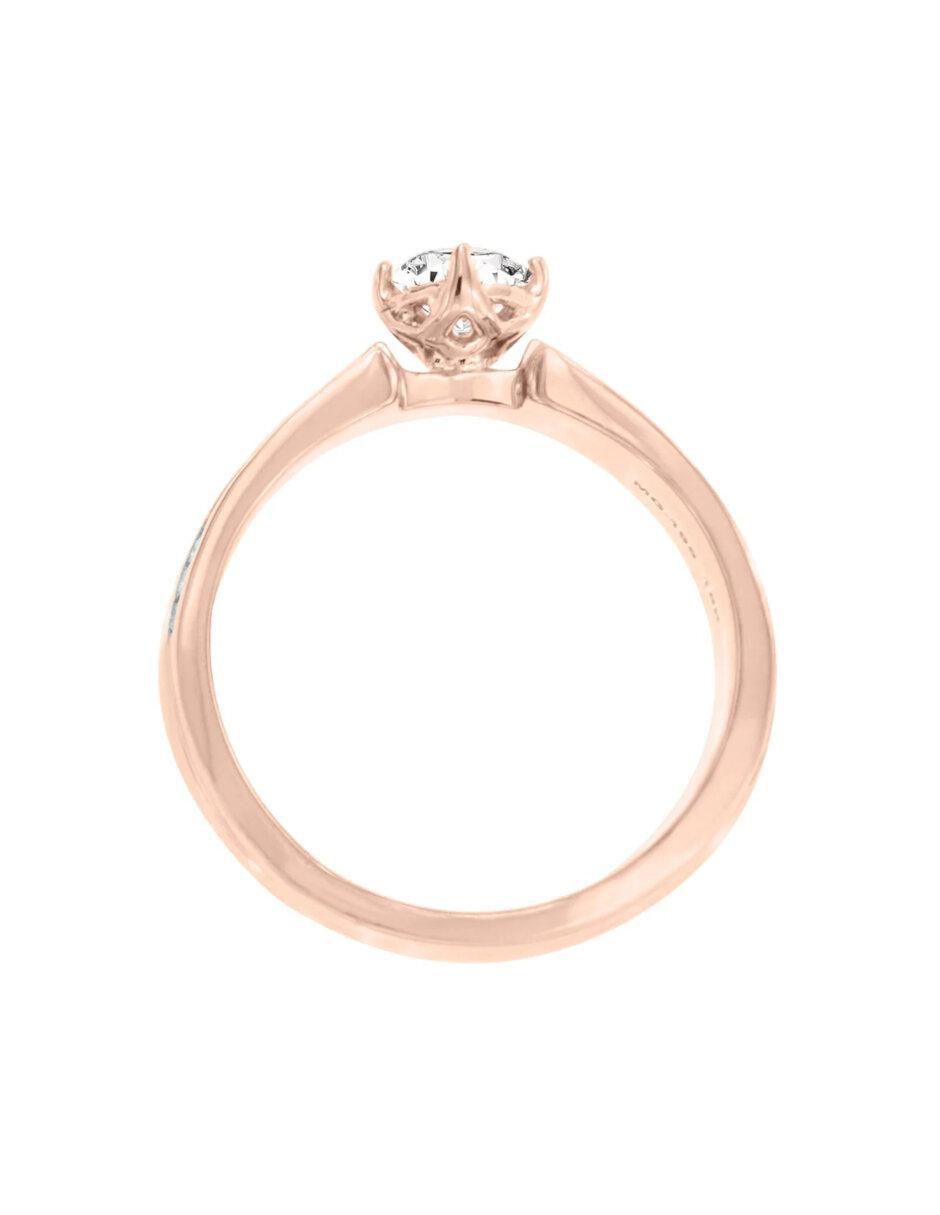 Anillo de compromiso 14 k Harriet diamante 3