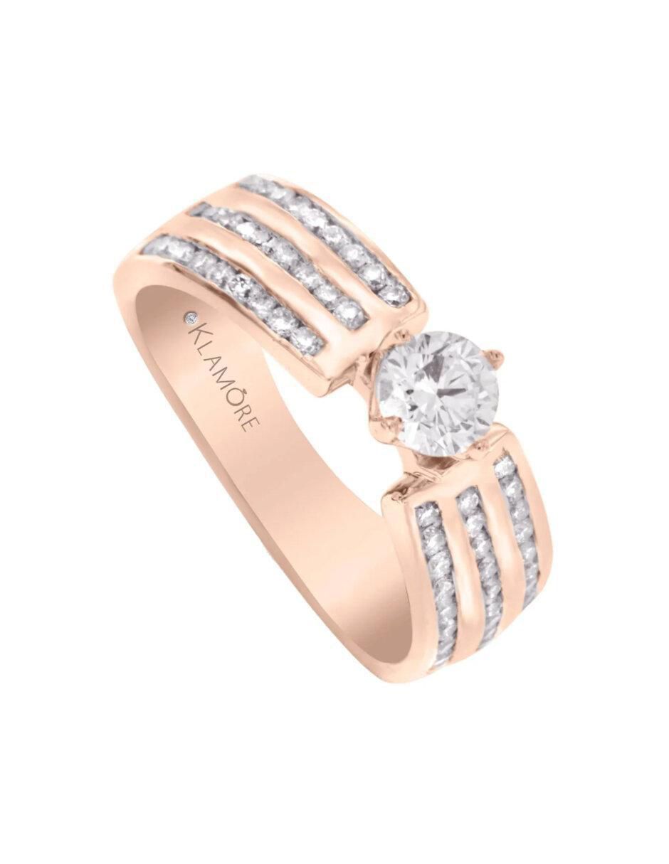 Anillo de compromiso 14 k Harriet diamante 4
