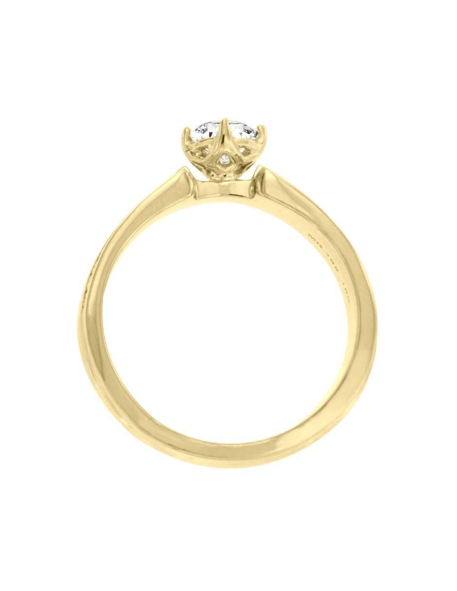 Anillo de compromiso 14 k Harriet diamante 5