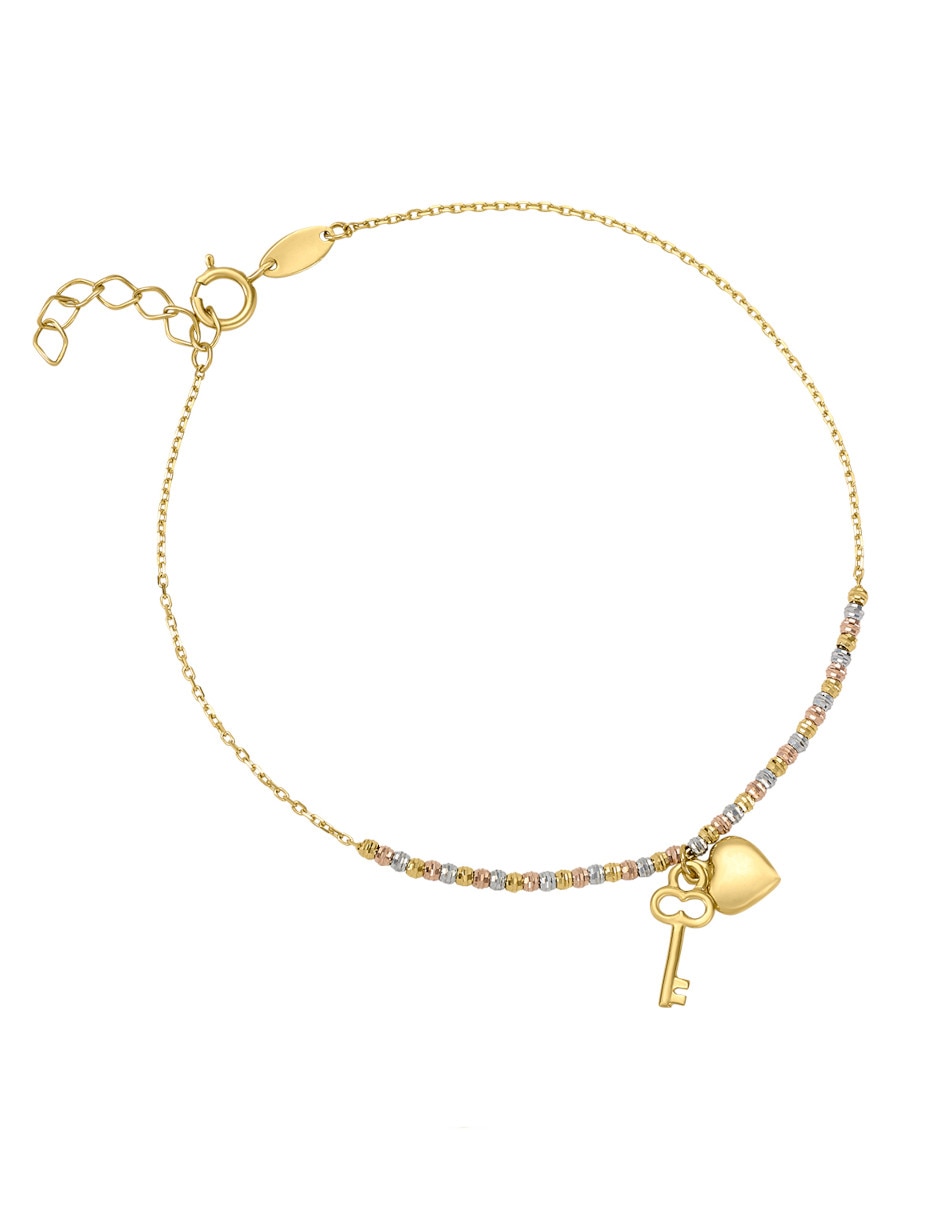 Pulsera de oro florentino 14 K