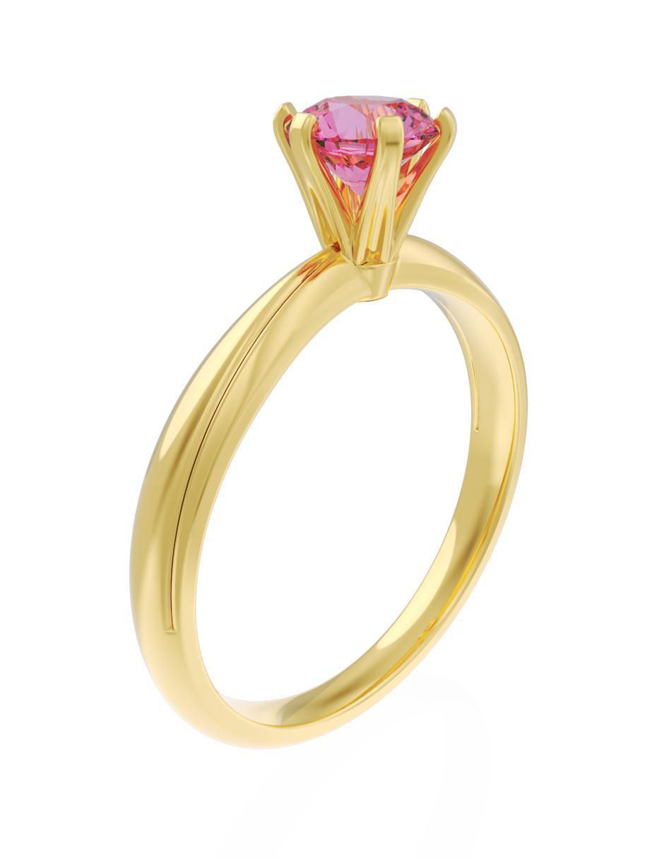Anillo de compromiso 10 k Eternidad 3
