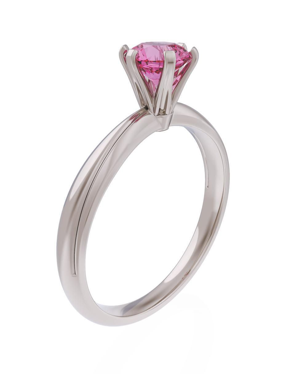 Anillo de compromiso 10 k Eternidad 3
