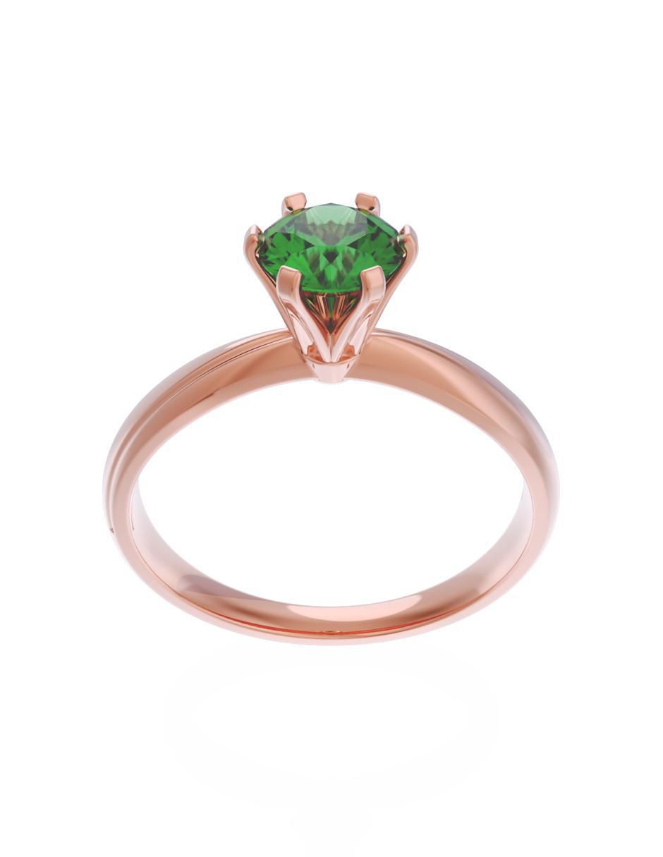Anillo de compromiso 10 k Eternidad 2