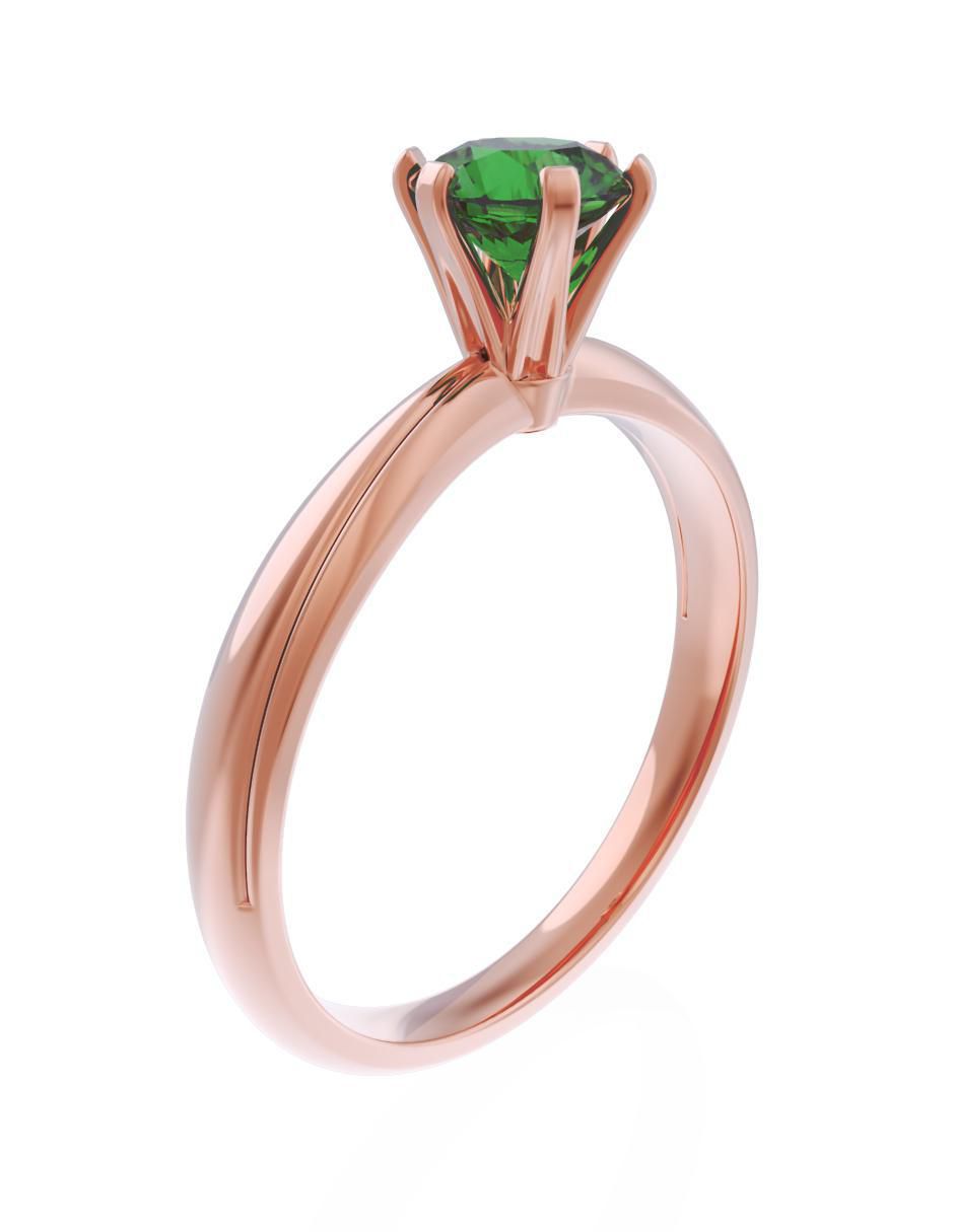 Anillo de compromiso 10 k Eternidad 3