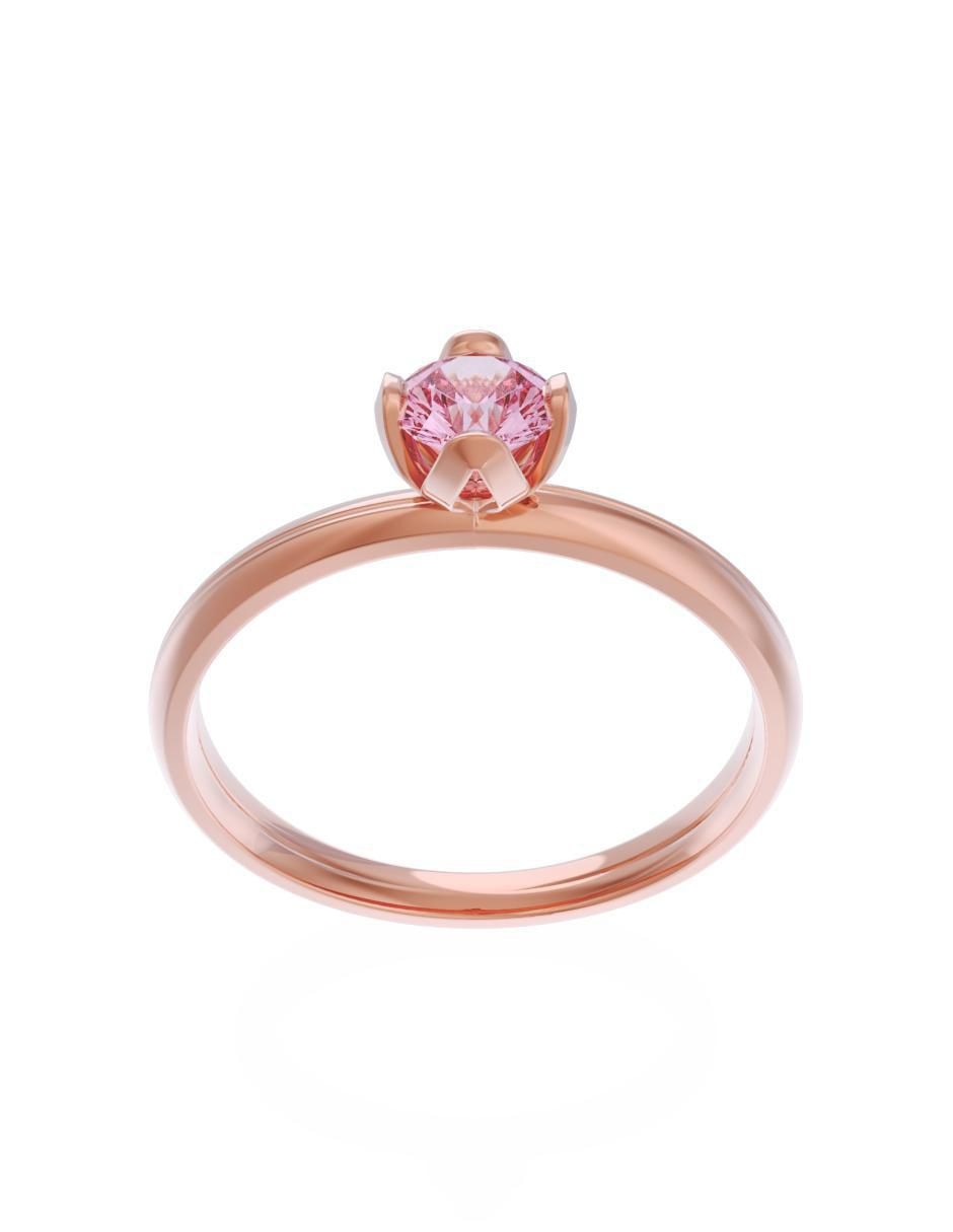 Anillo de compromiso 10 k Eternidad 2