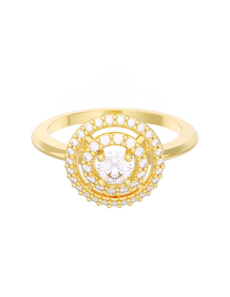 Anillo de compromiso de oro 14 k Eternidad 2025