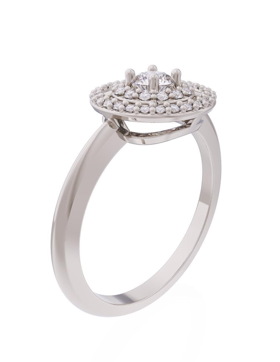 Anillo de compromiso 14 k Eternidad 2025 3