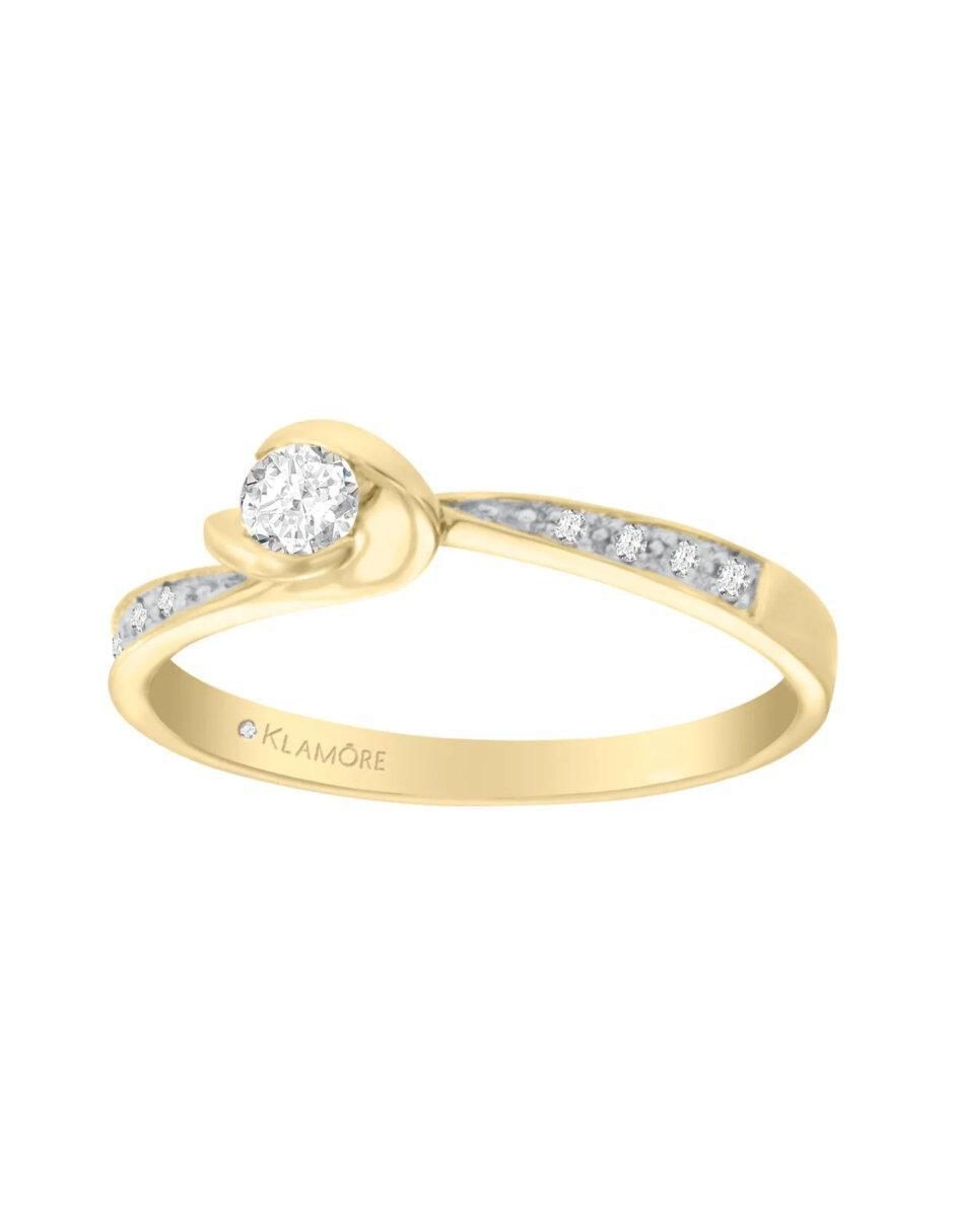 Anillo de compromiso 14 k Chiara diamante Anillo de compromiso 14 k Chiara diamante