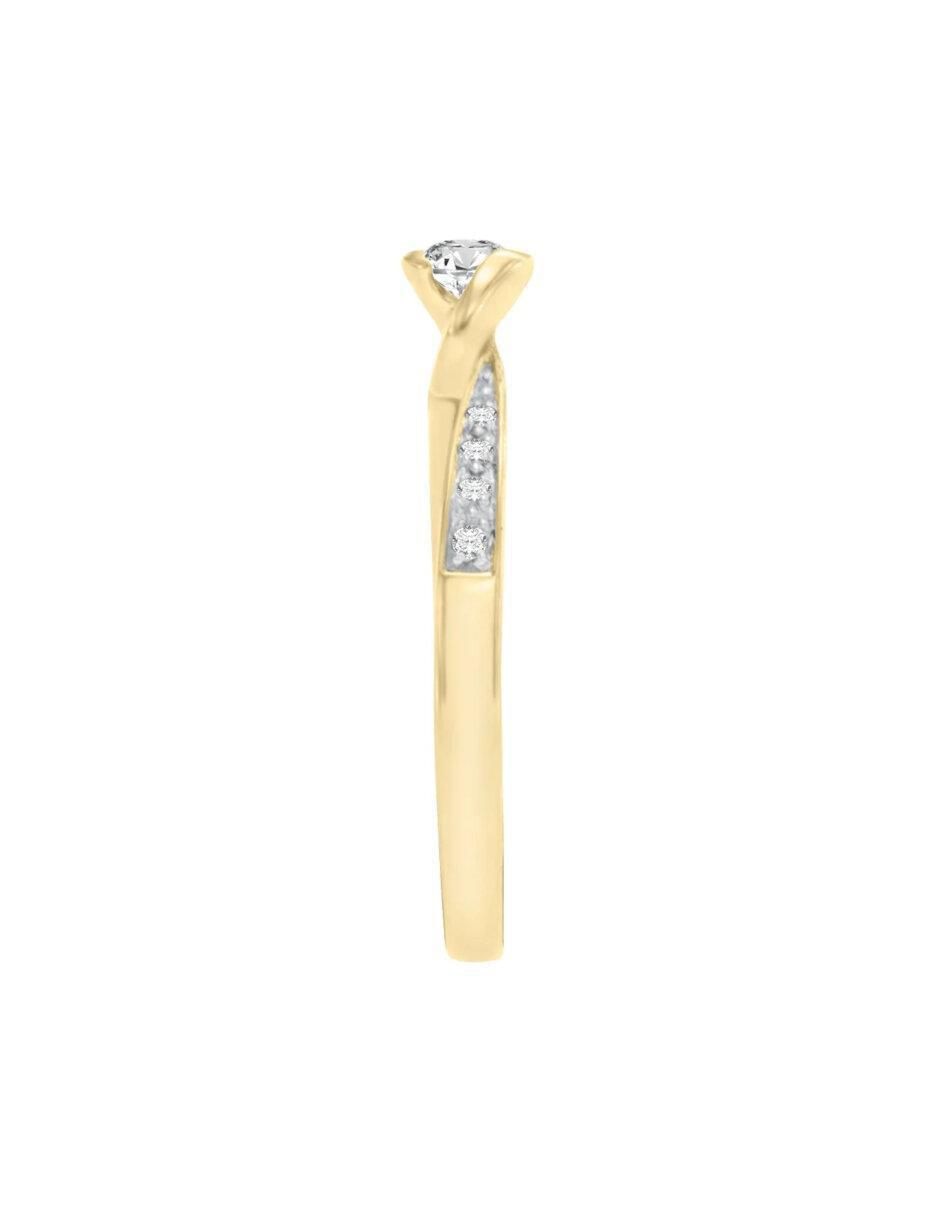 Anillo de compromiso 14 k Chiara diamante 3