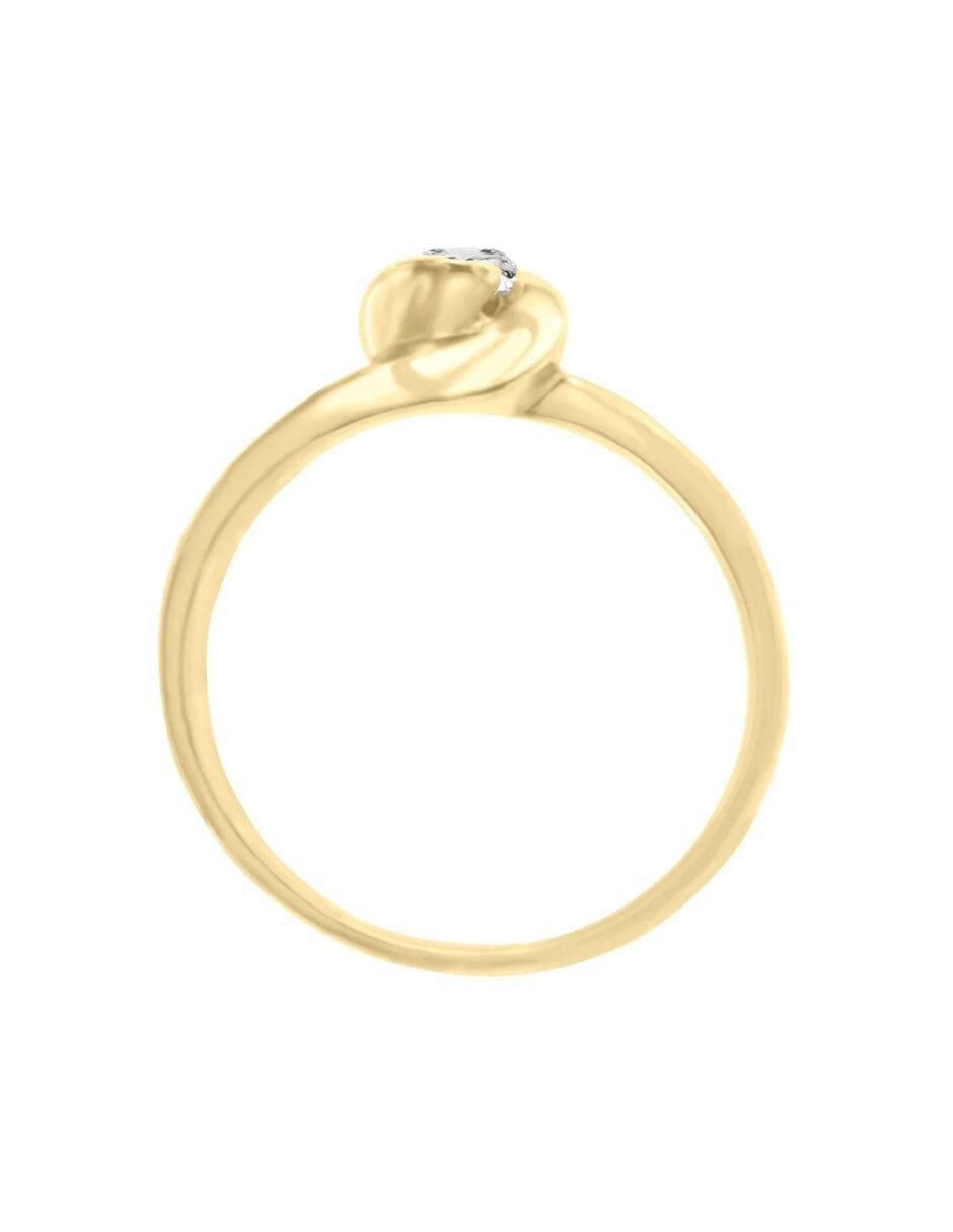 Anillo de compromiso 14 k Chiara diamante 2