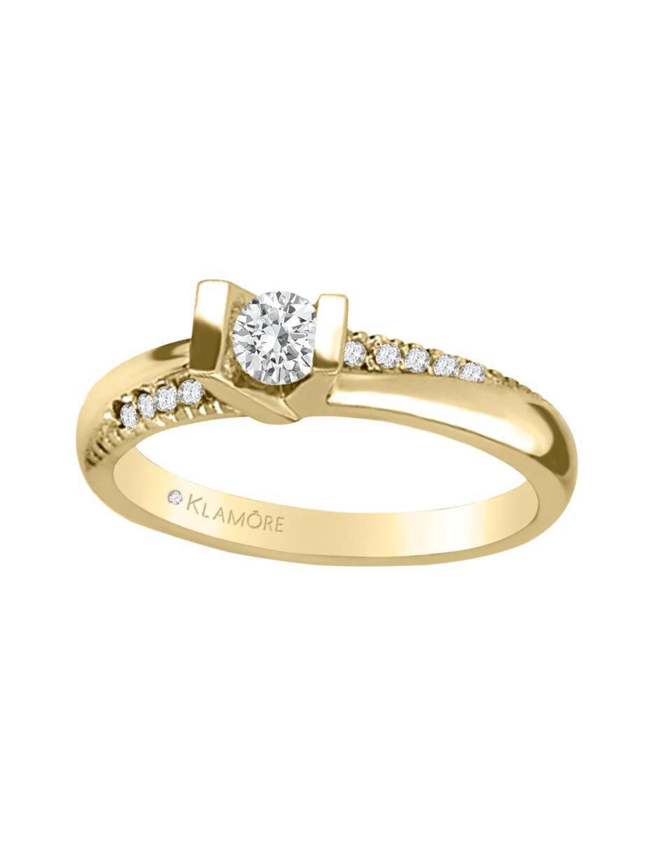 Anillo de compromiso 14 k Acasia diamante Anillo de compromiso 14 k Acasia diamante
