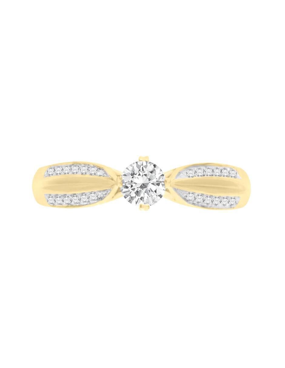 Anillo de compromiso 14 k Mariela diamante Anillo de compromiso 14 k Mariela diamante