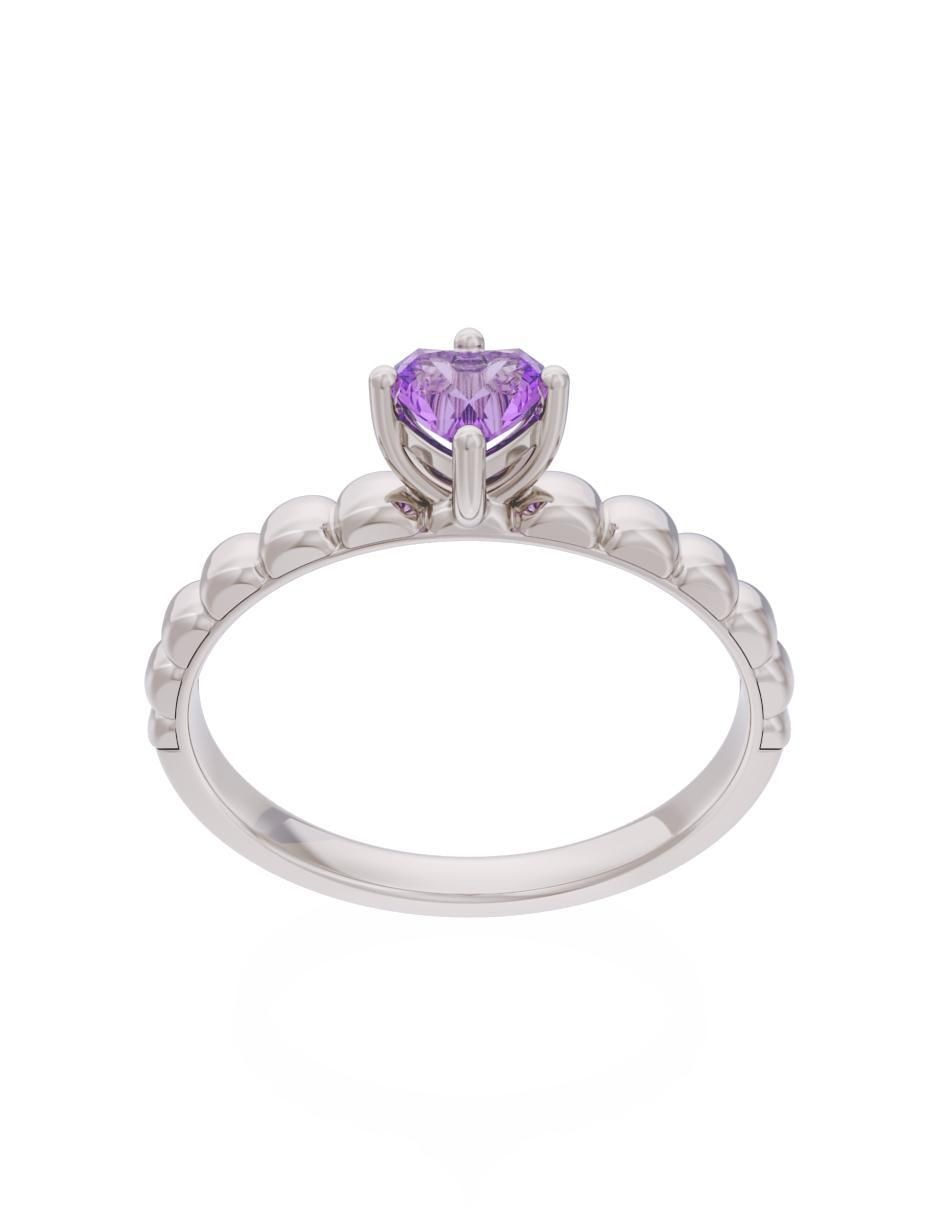 Anillo de compromiso 10 k Eternidad 2