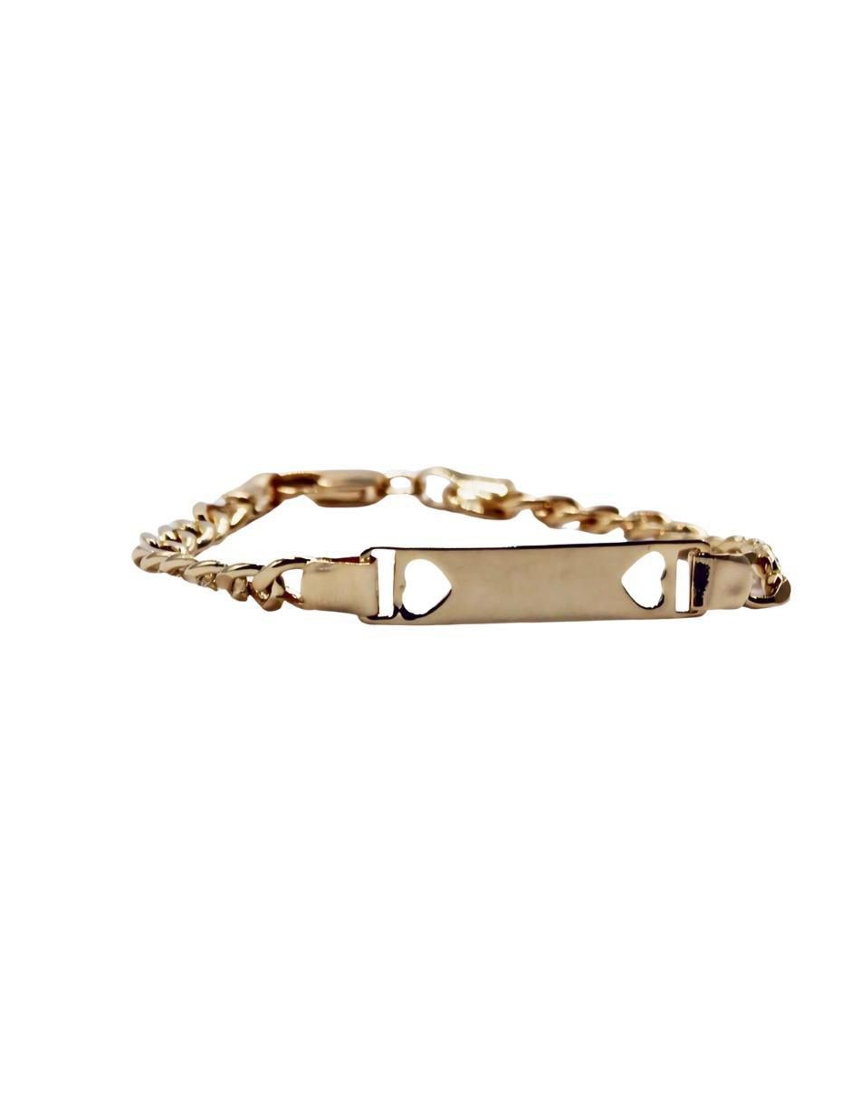 Esclava de oro 18 K Joyería Fina acabado troquelado 2