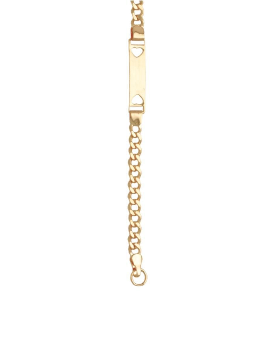 Esclava de oro 18 K Joyería Fina acabado troquelado 3