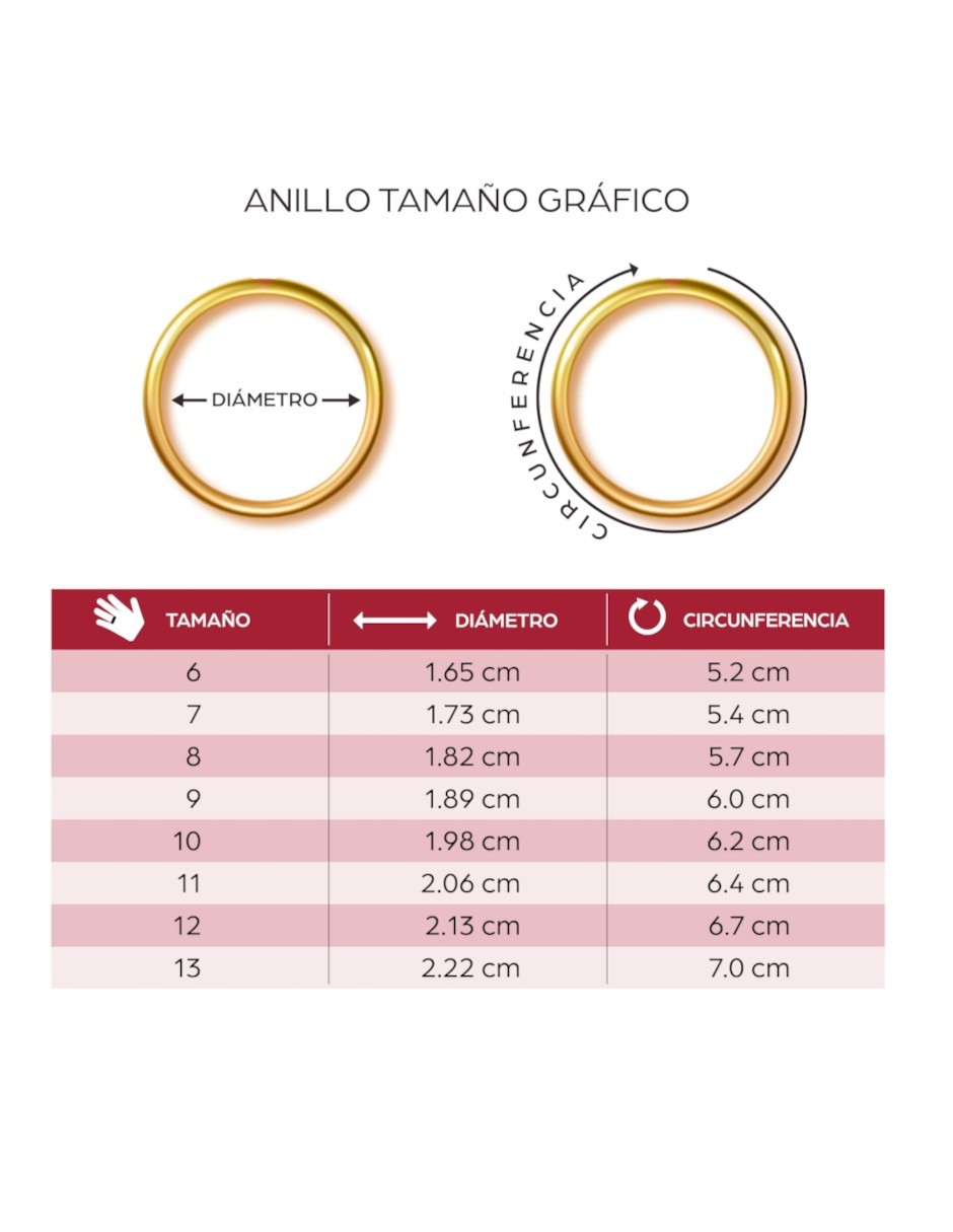 Anillo de luna 14 k de oro amarillo brillante 5
