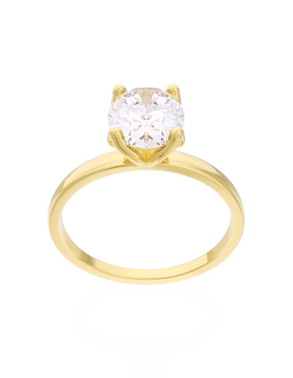 Anillo de compromiso 14 k Eternidad 2025 3