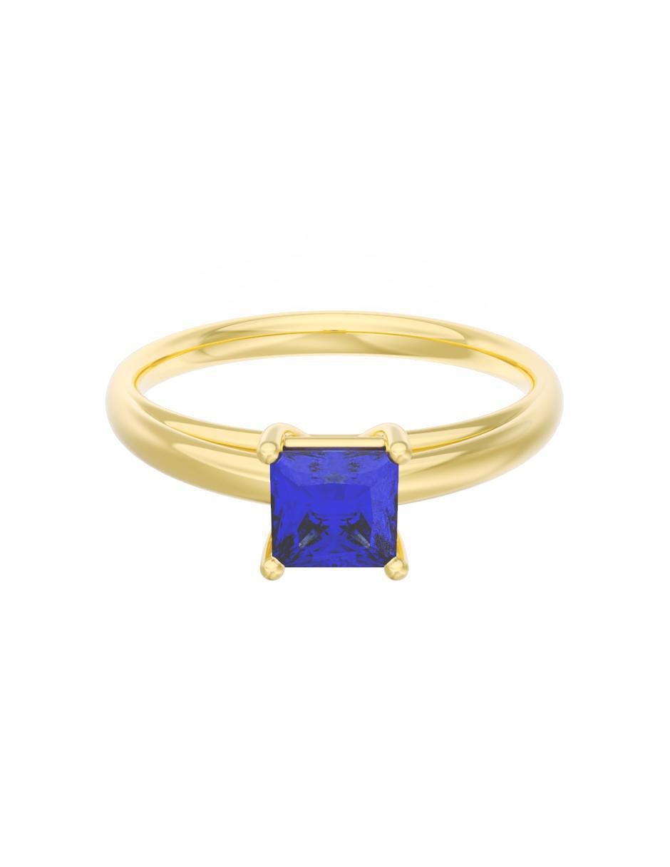 Anillo de compromiso 14 k Eternidad 1