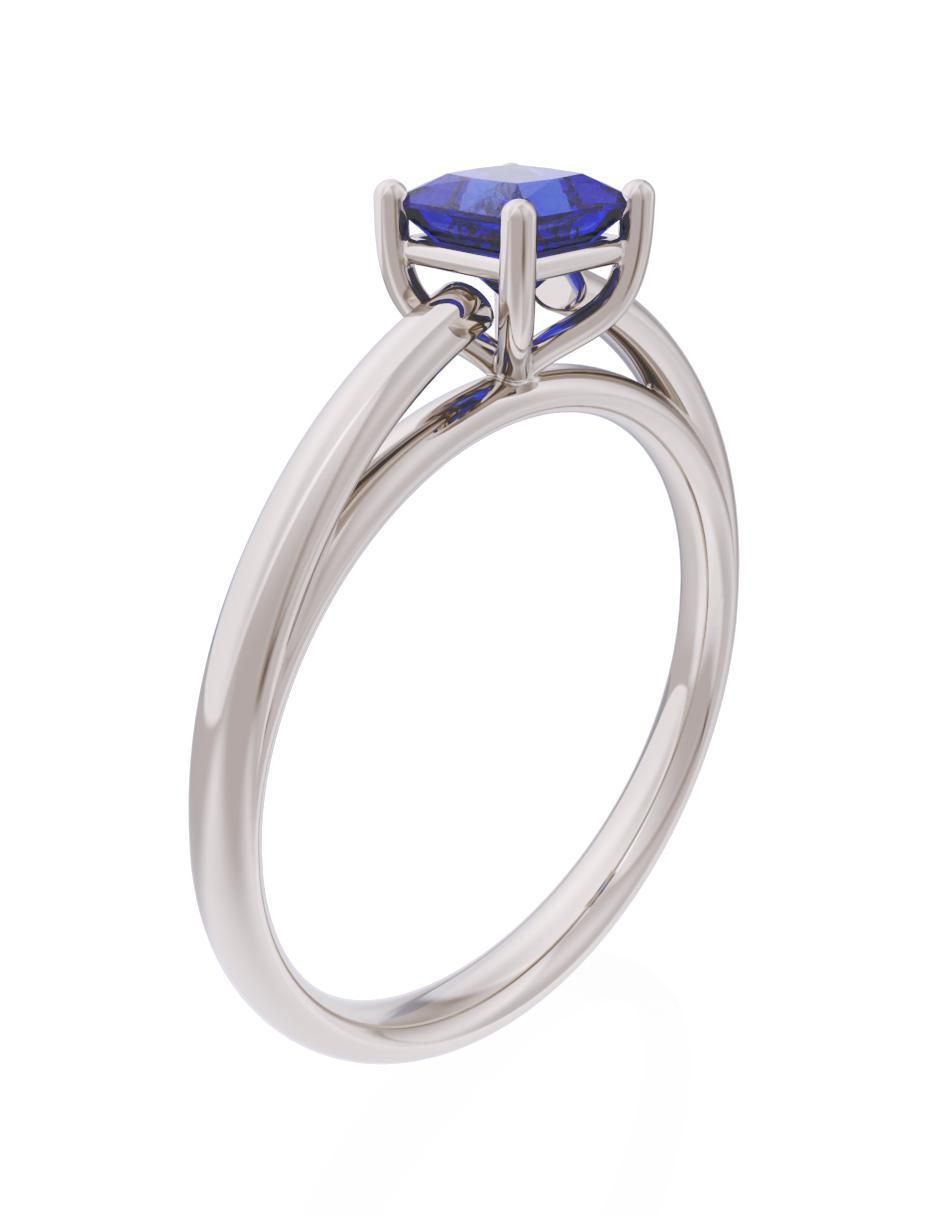 Anillo de compromiso 14 k Eternidad 3