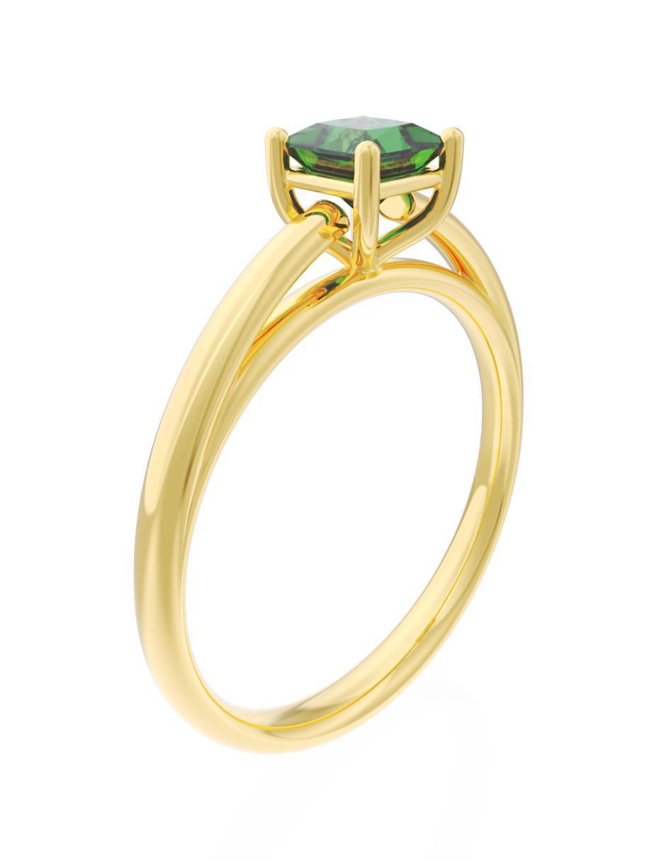 Anillo de compromiso 14 k Eternidad 3