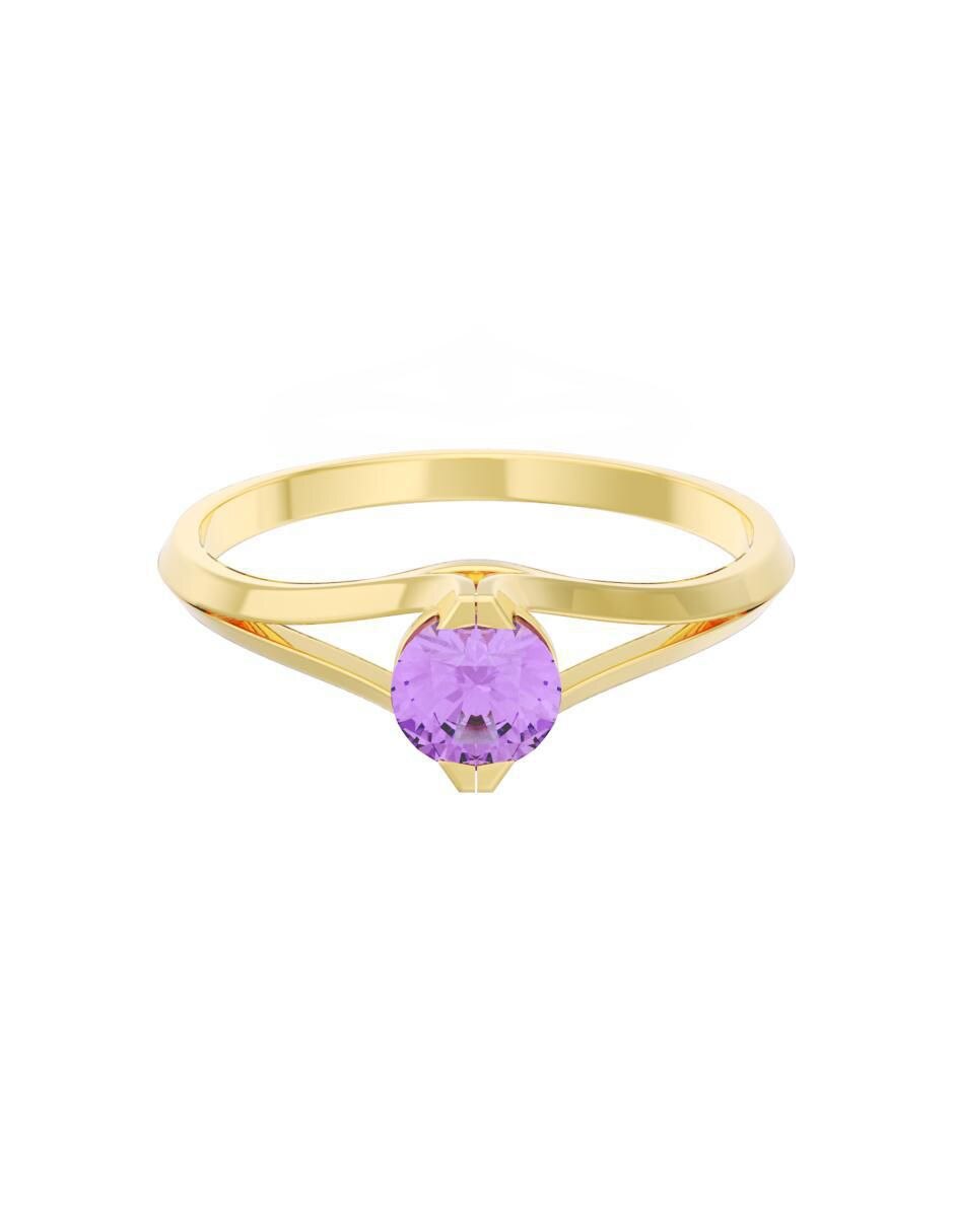 Anillo de compromiso 14 k Eternidad Anillo de compromiso 14 k Eternidad