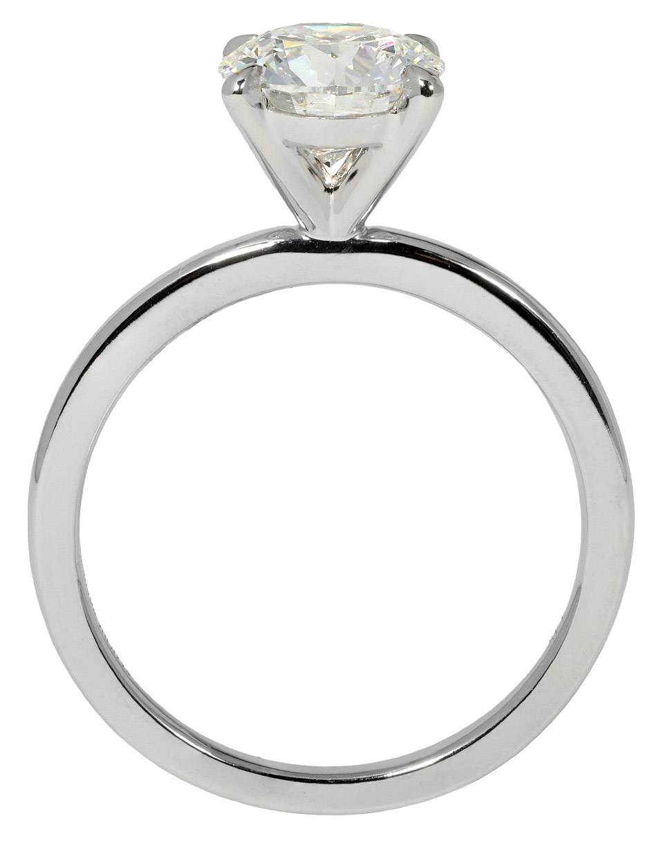 Solitario de oro blanco 14 k Petite diamante de laboratorio 2