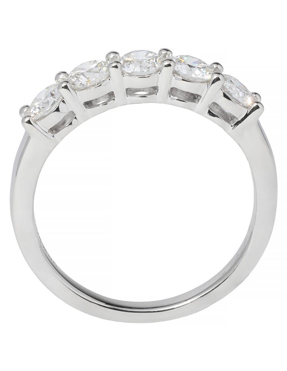 Churumbela de oro blanco 14 k diamante de laboratorio 3