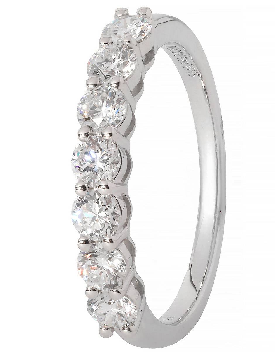 Churumbela de oro blanco 14 k diamante de laboratorio 3