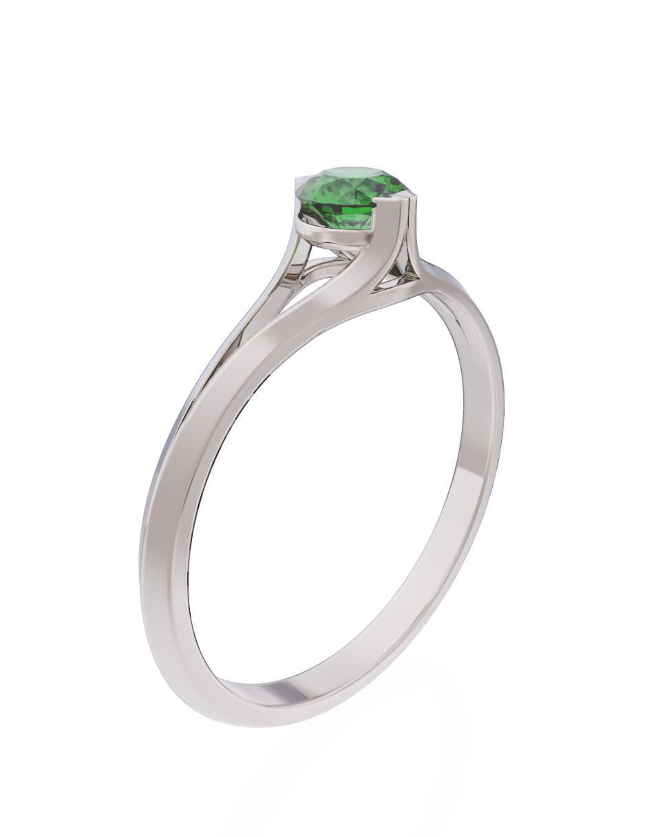 Anillo de compromiso 14 k Eternidad 3