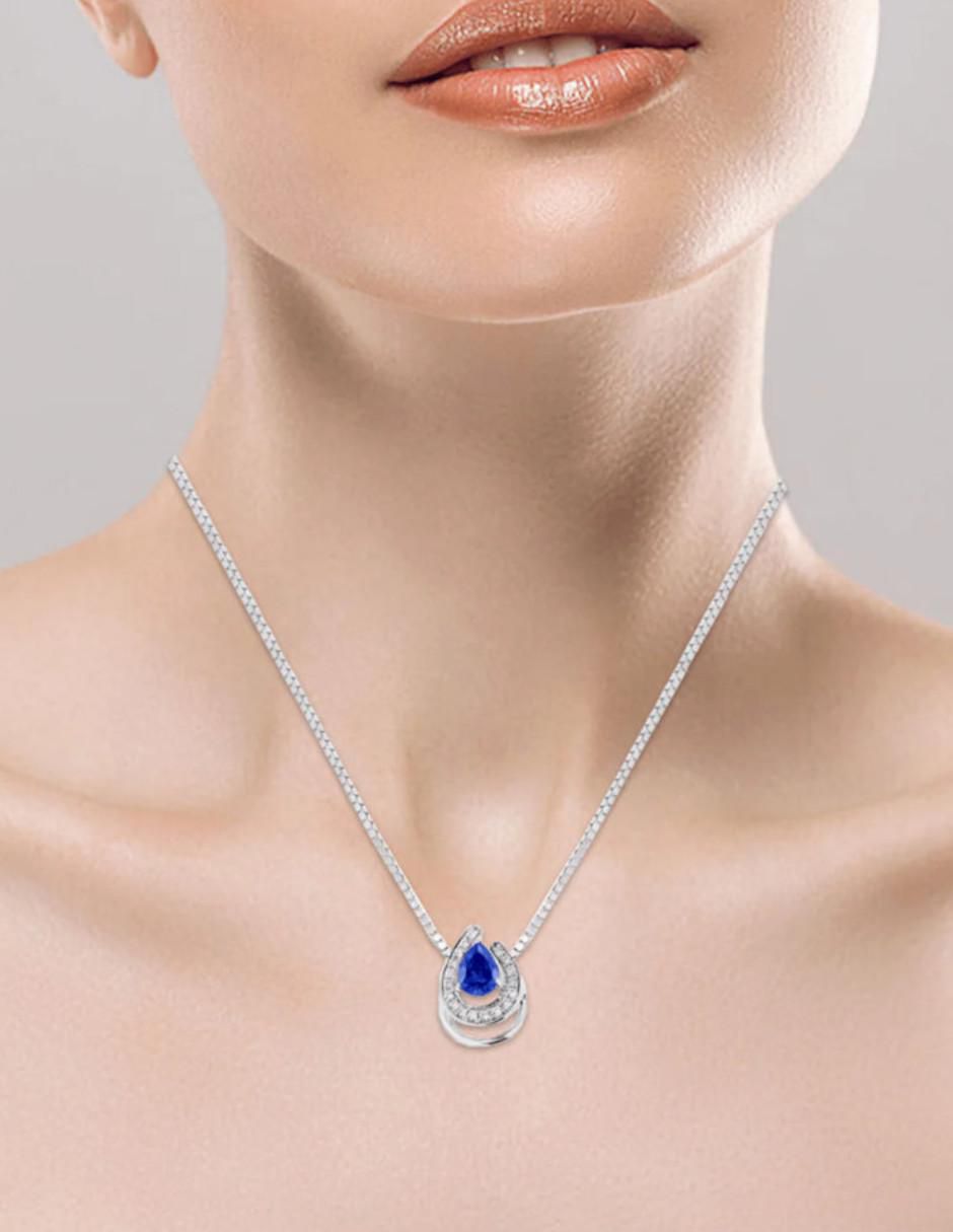 Collar gota Fulvia de oro 14 K 2