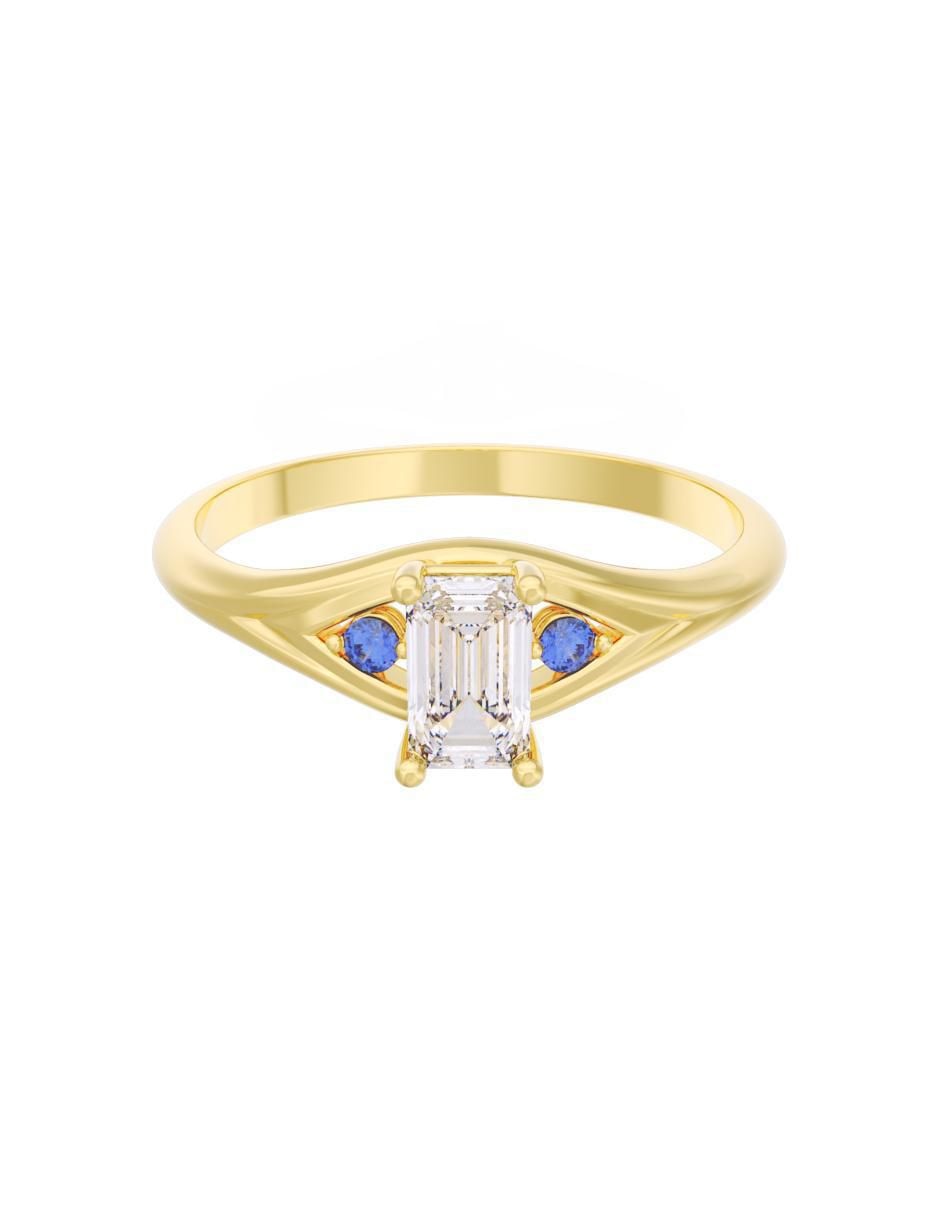 Anillo de compromiso 14 k Eternidad Anillo de compromiso 14 k Eternidad