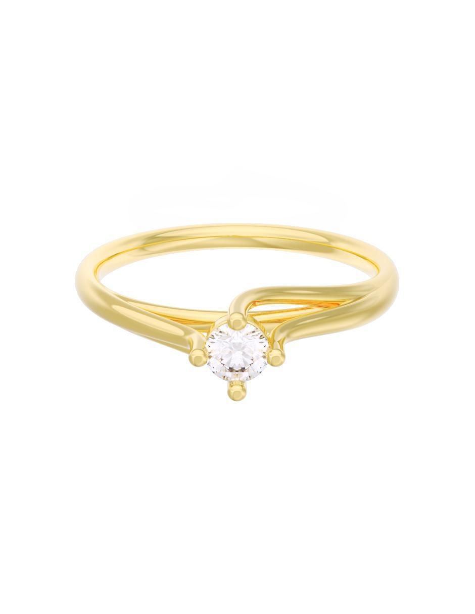 Anillo de compromiso 14 k Eternidad Anillo de compromiso 14 k Eternidad