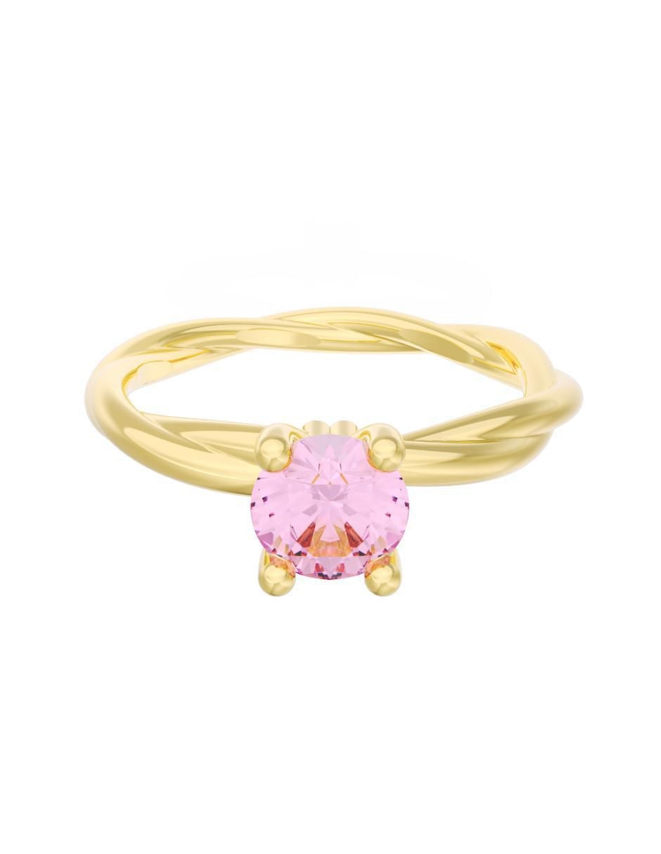 Anillo de compromiso 14 k Eternidad
