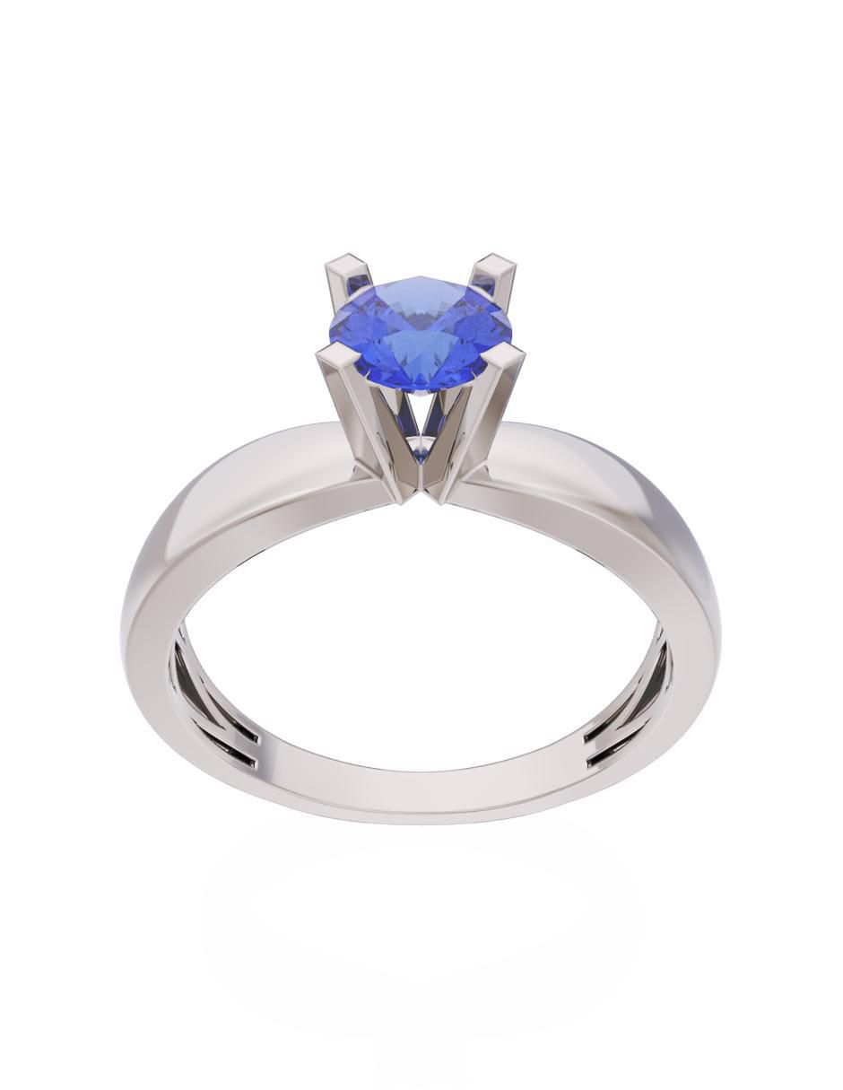 Anillo de compromiso 14 k Eternidad 2