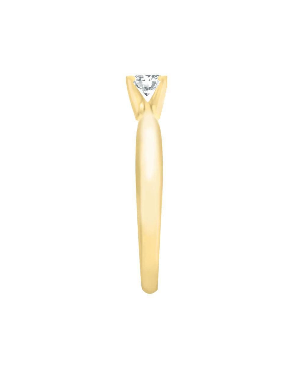 Anillo de compromiso 14 k Miloro diamante 5