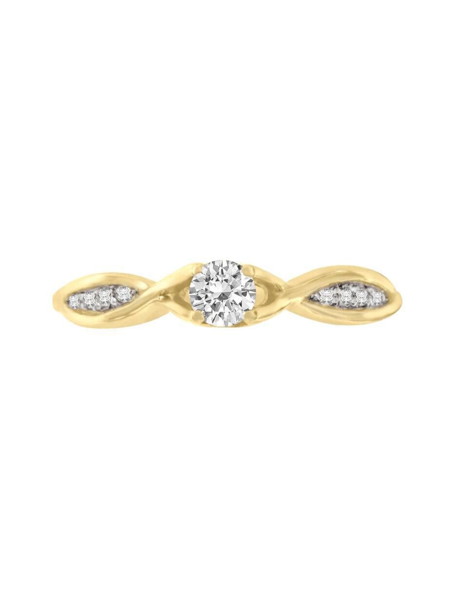 Anillo de compromiso 14 k Betsy diamante Anillo de compromiso 14 k Betsy diamante