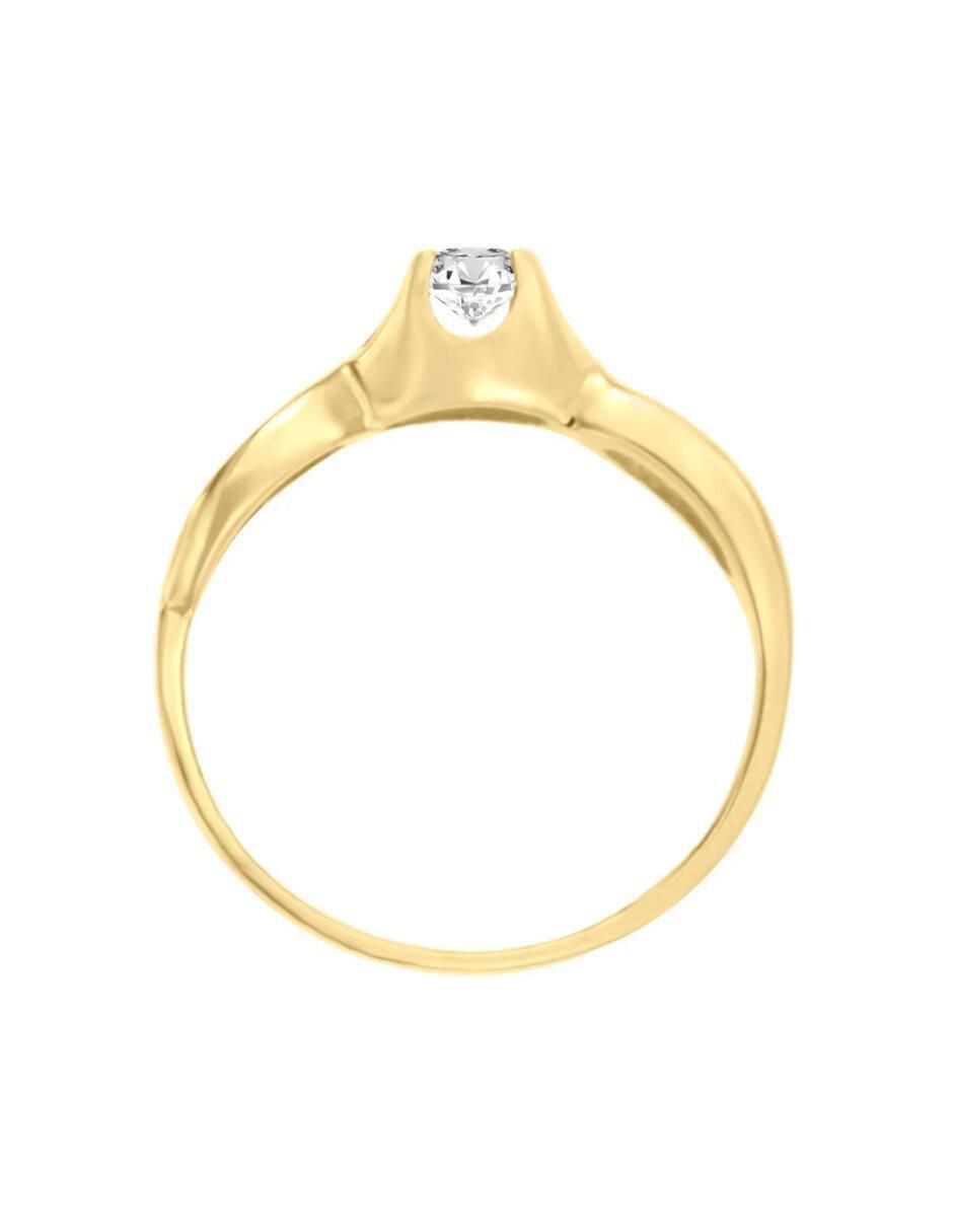 Anillo de compromiso 14 k Betsy diamante 2