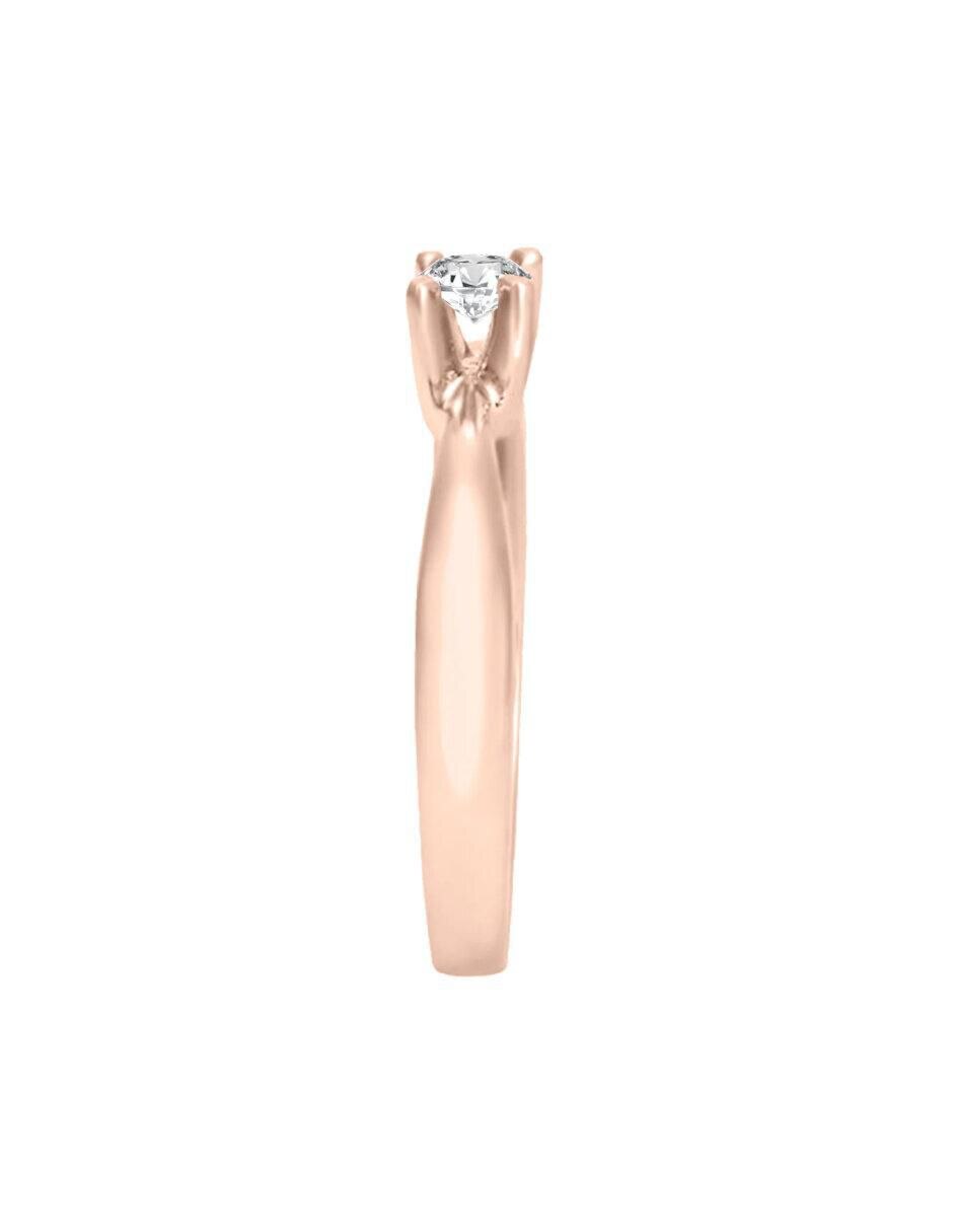 Anillo de compromiso 14 k Miloro diamante 4