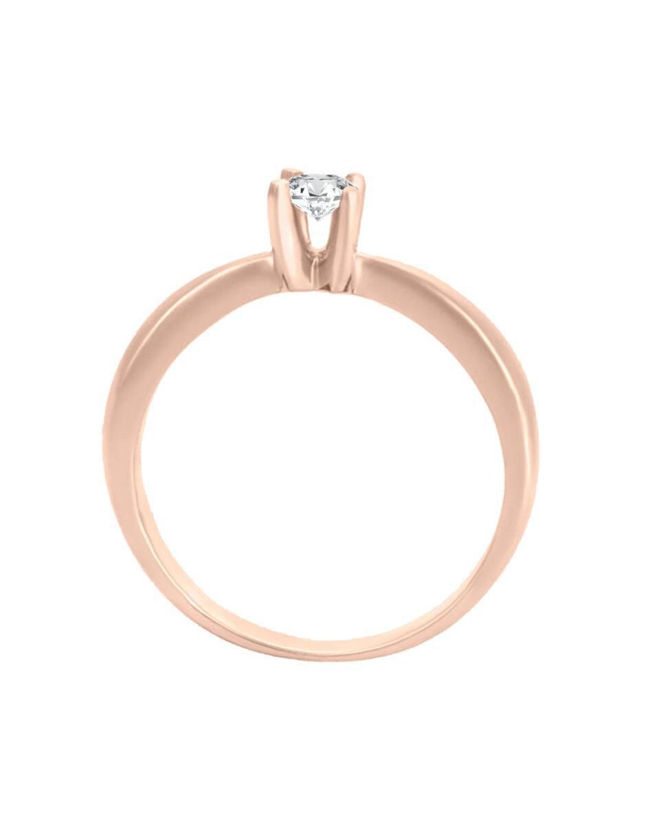 Anillo de compromiso 14 k Miloro diamante 5