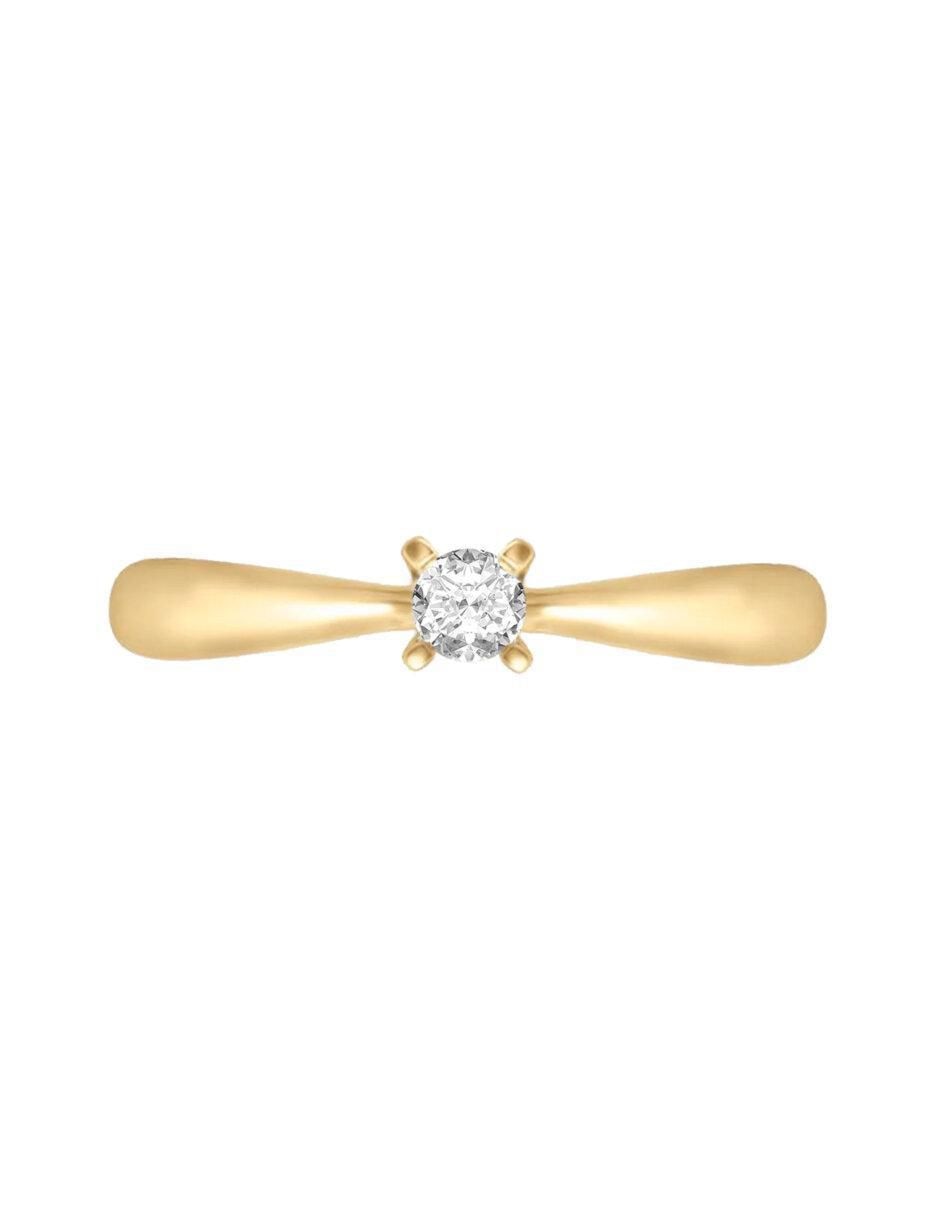 Anillo de compromiso 14 k Miloro diamante Anillo de compromiso 14 k Miloro diamante