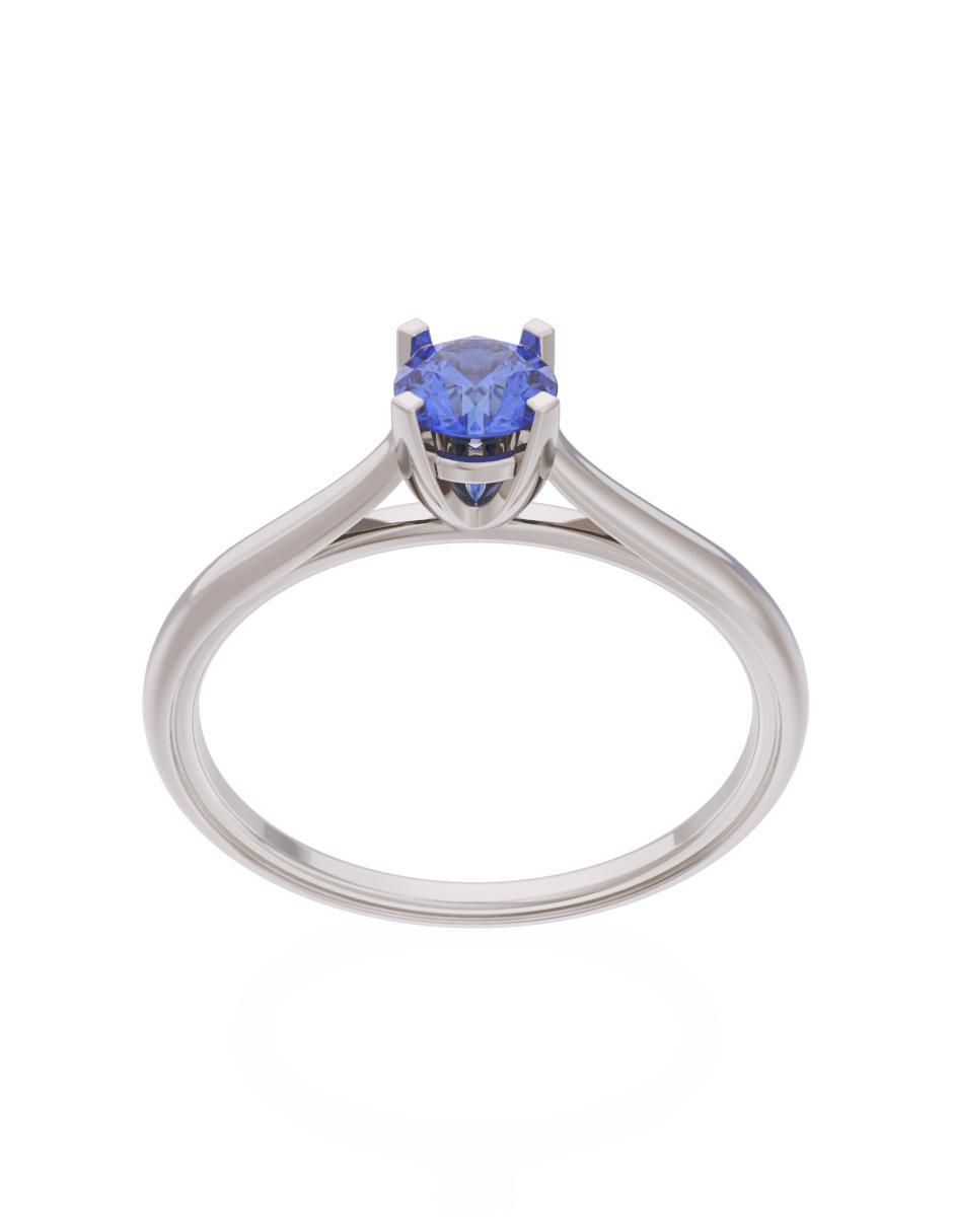 Anillo de compromiso 14 k Eternidad 2