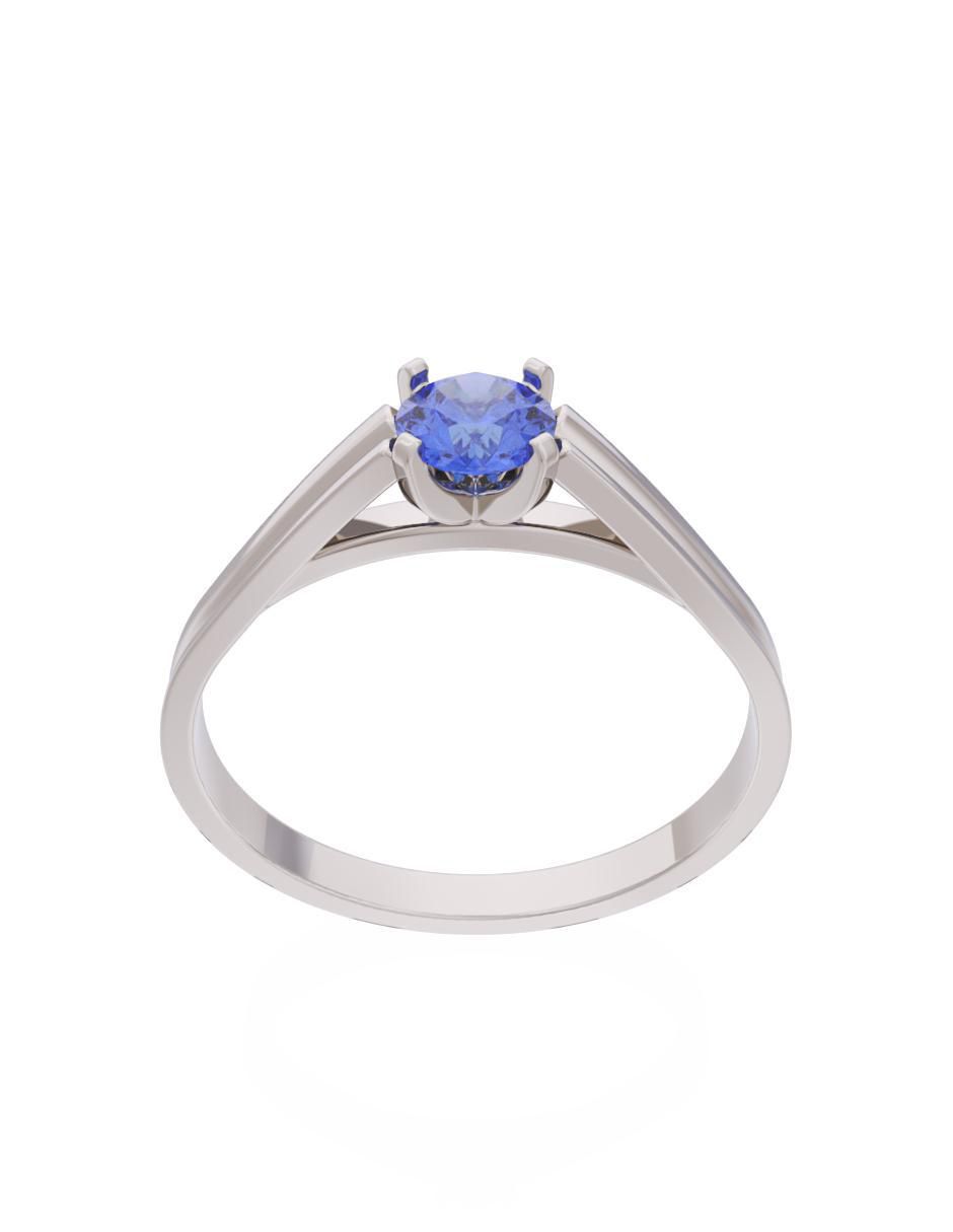Anillo de compromiso 14 k Eternidad 2