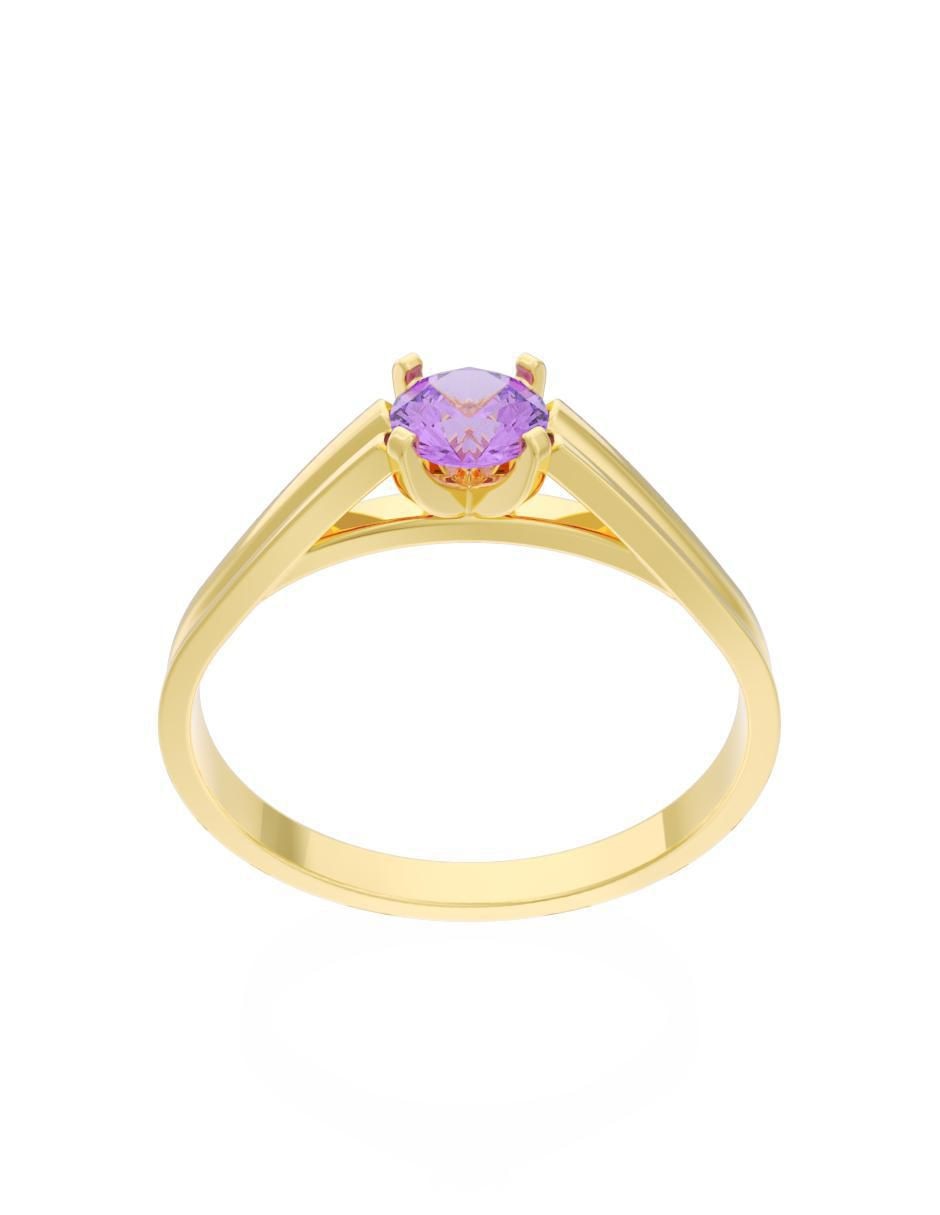Anillo de compromiso 14 k Eternidad 2025 3
